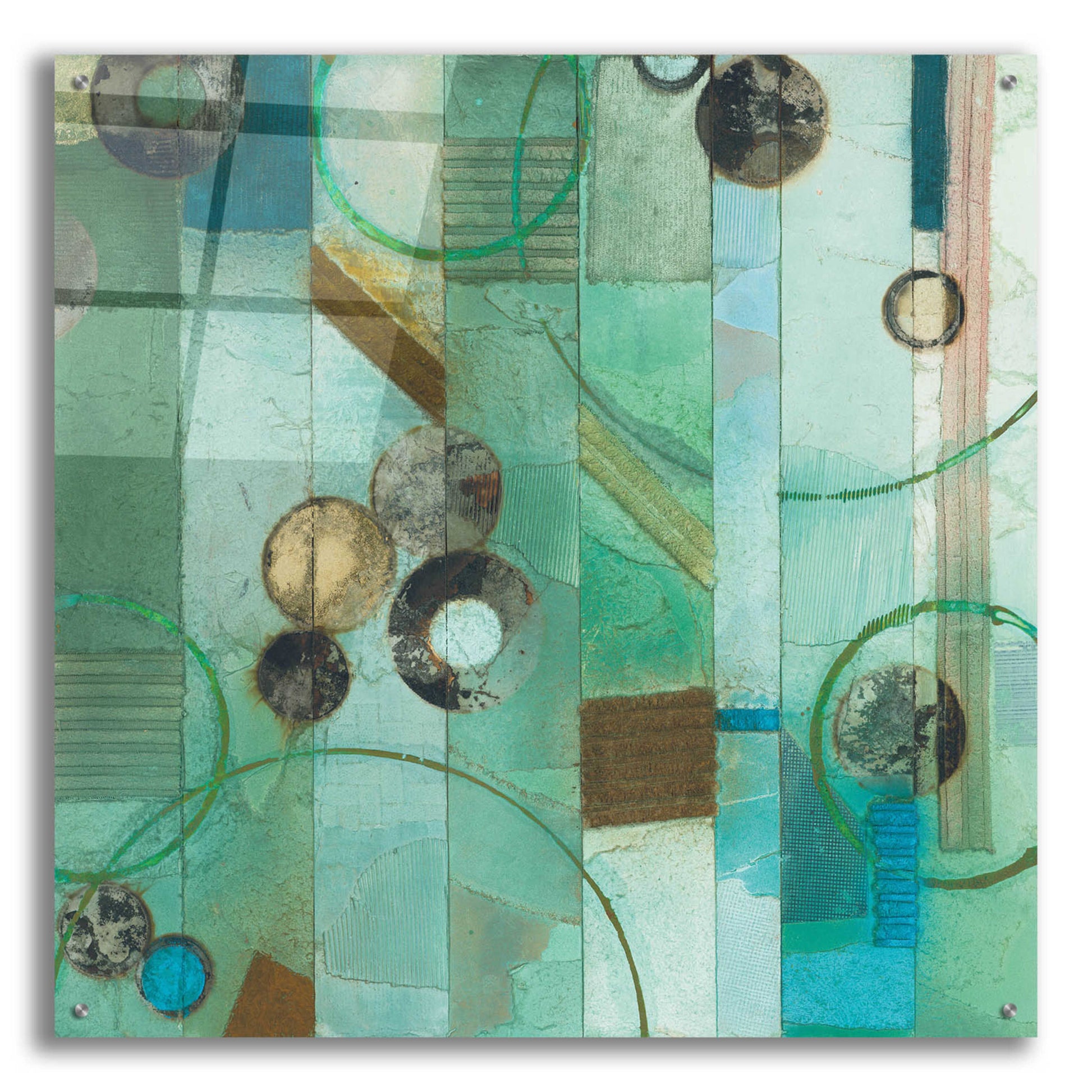 Epic Art 'Of This World No. 17' by Aleah Koury, Acrylic Glass Wall Art,36x36