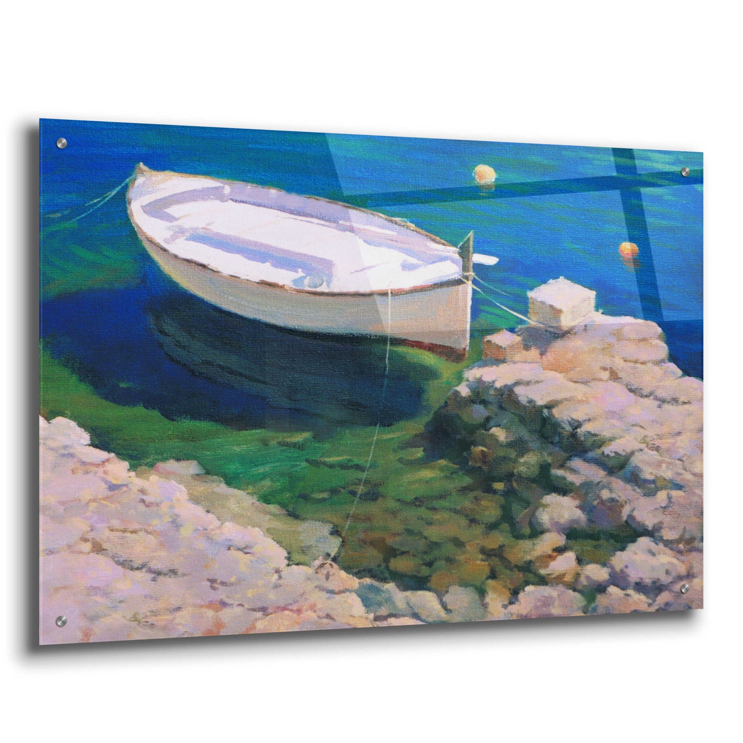 Epic Art 'Boat' by Alex Hook Krioutchkov, Acrylic Glass Wall Art,36x24