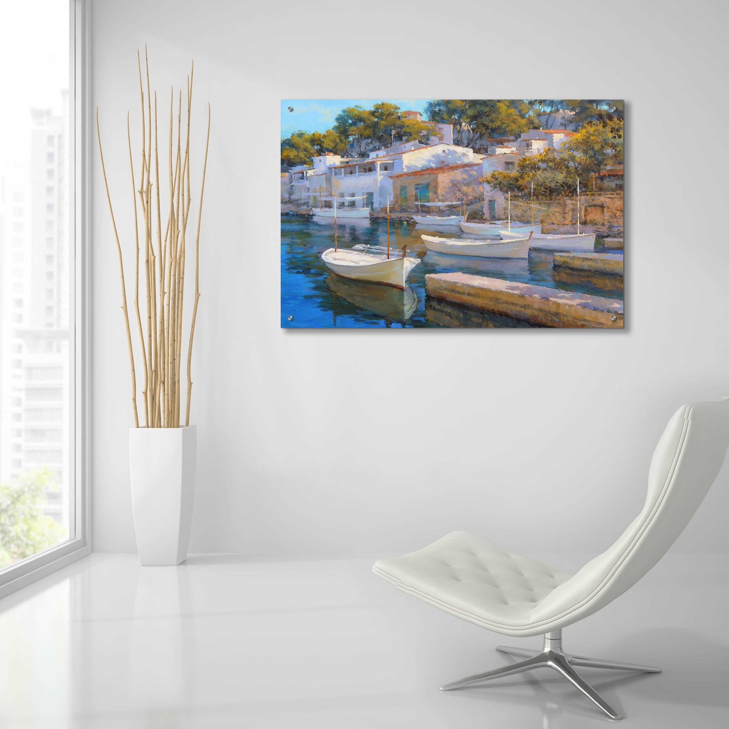 Epic Art 'Cala Figuera 24' by Alex Hook Krioutchkov, Acrylic Glass Wall Art,36x24