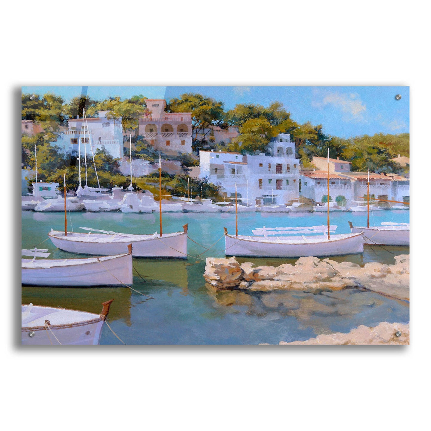 Epic Art 'Cala Figuera 32' by Alex Hook Krioutchkov, Acrylic Glass Wall Art,36x24