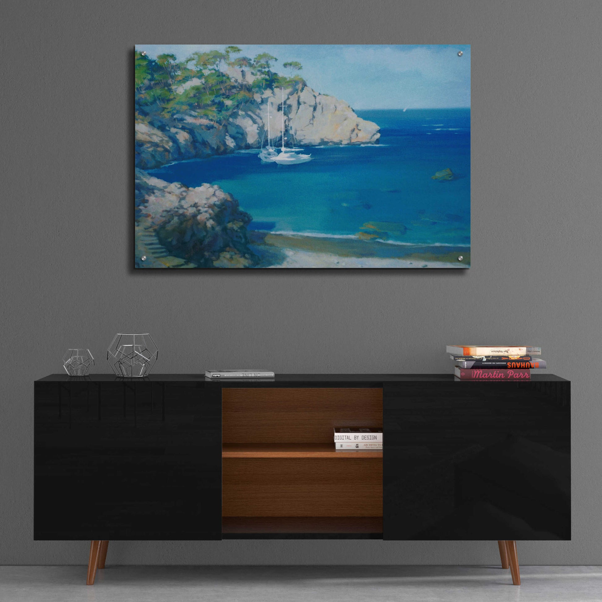 Epic Art 'Cala Secreta' by Alex Hook Krioutchkov, Acrylic Glass Wall Art,36x24