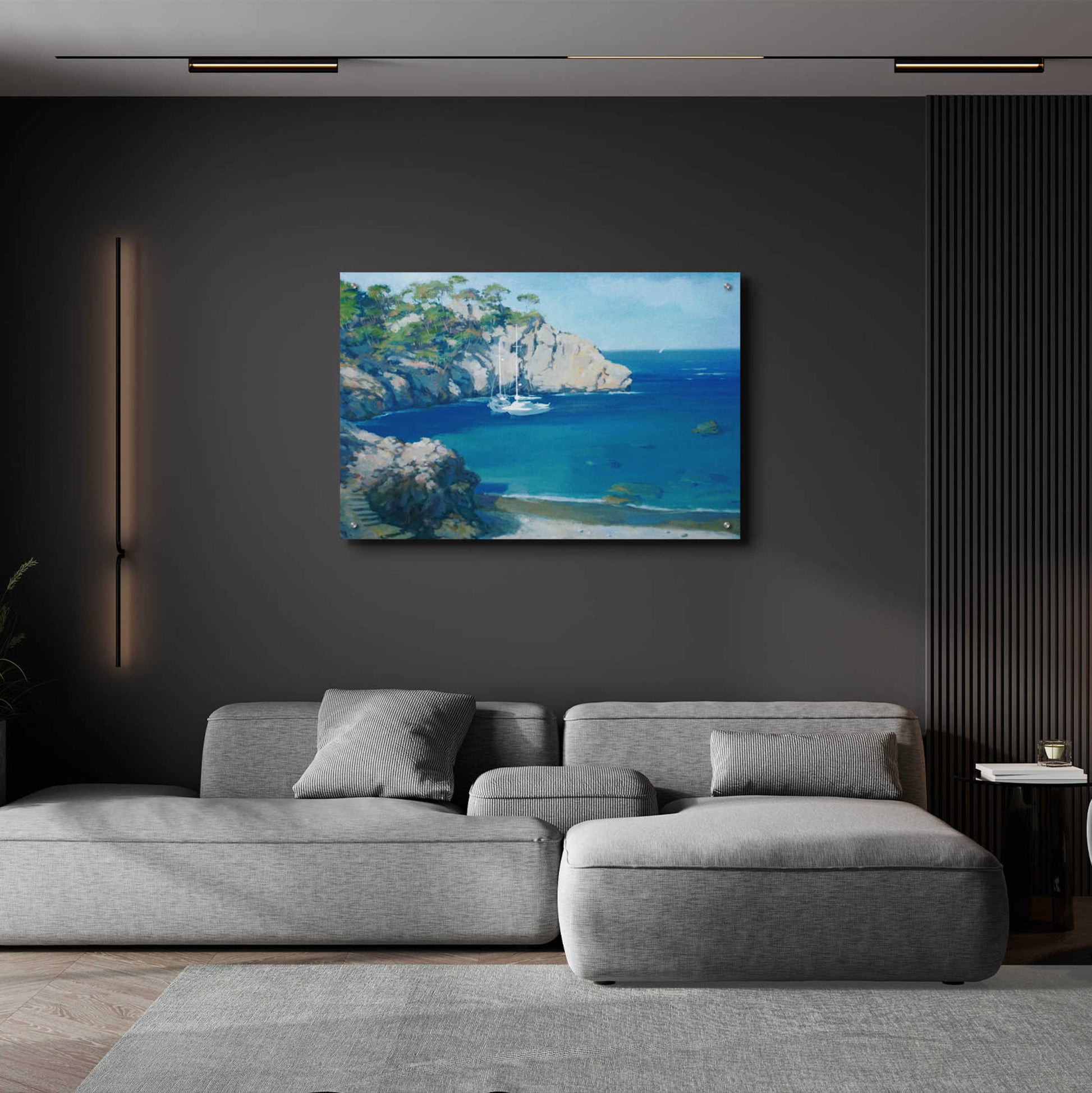 Epic Art 'Cala Secreta' by Alex Hook Krioutchkov, Acrylic Glass Wall Art,36x24