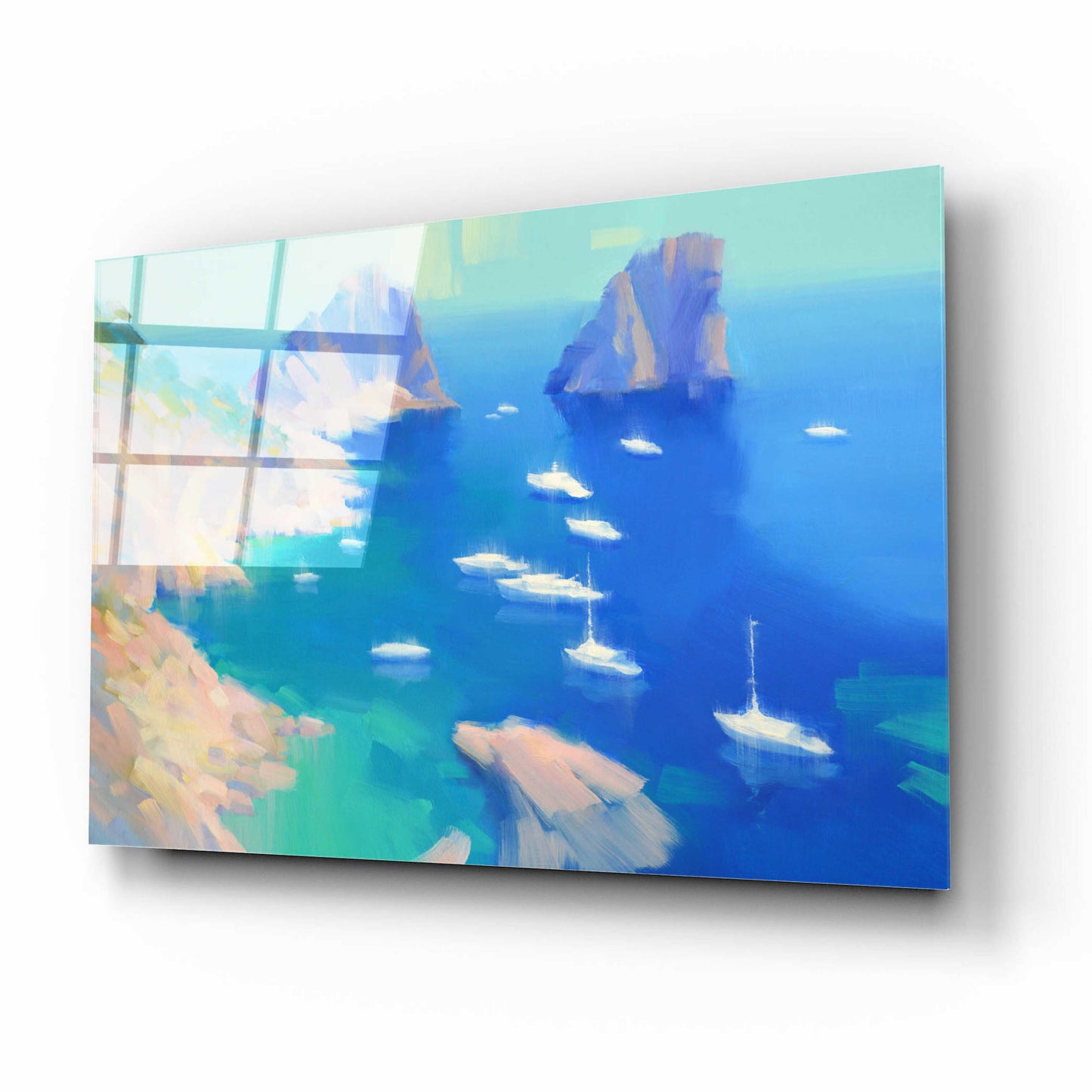 Epic Art 'Capri II' by Alex Hook Krioutchkov, Acrylic Glass Wall Art,16x12