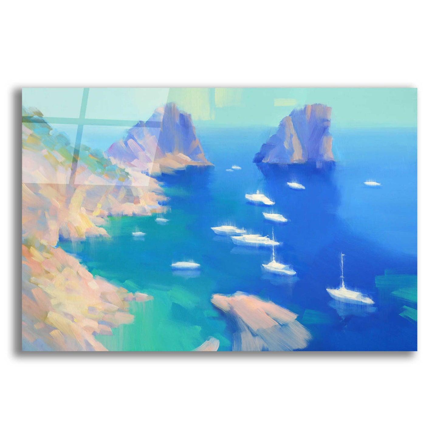 Epic Art 'Capri II' by Alex Hook Krioutchkov, Acrylic Glass Wall Art,16x12