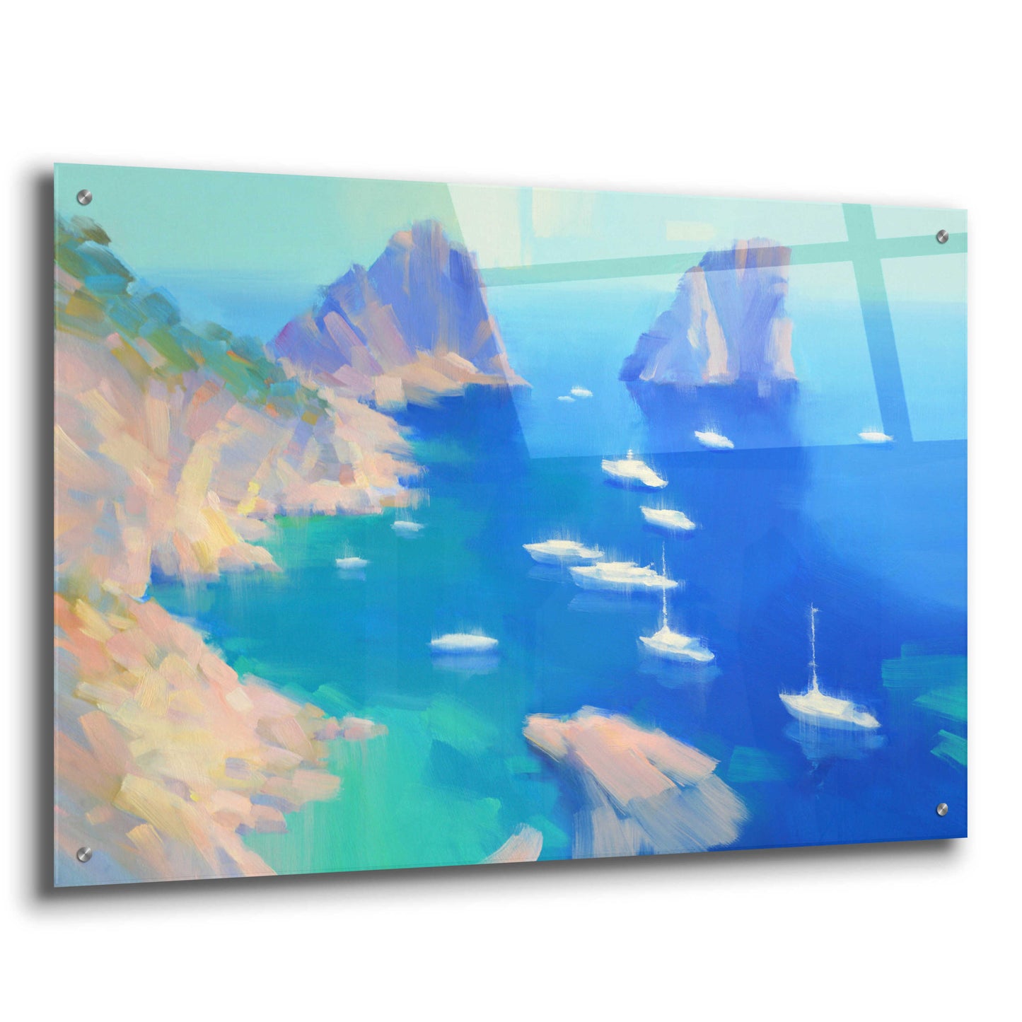 Epic Art 'Capri II' by Alex Hook Krioutchkov, Acrylic Glass Wall Art,36x24