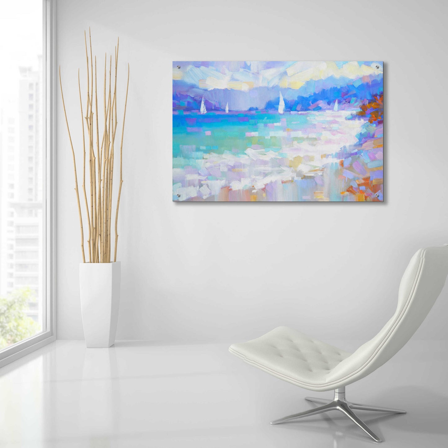 Epic Art 'Mediterraneo' by Alex Hook Krioutchkov, Acrylic Glass Wall Art,36x24