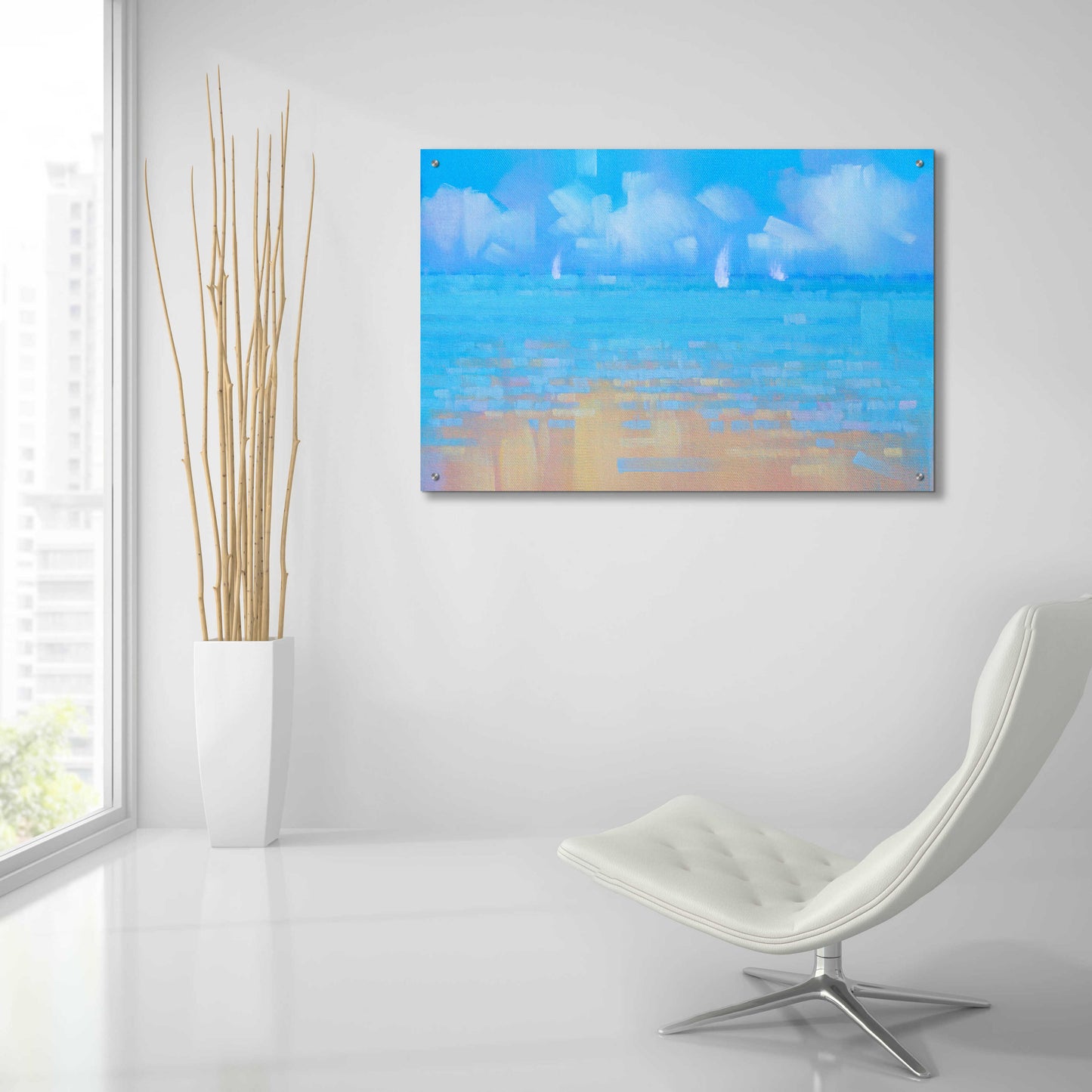 Epic Art 'Playa 16' by Alex Hook Krioutchkov, Acrylic Glass Wall Art,36x24