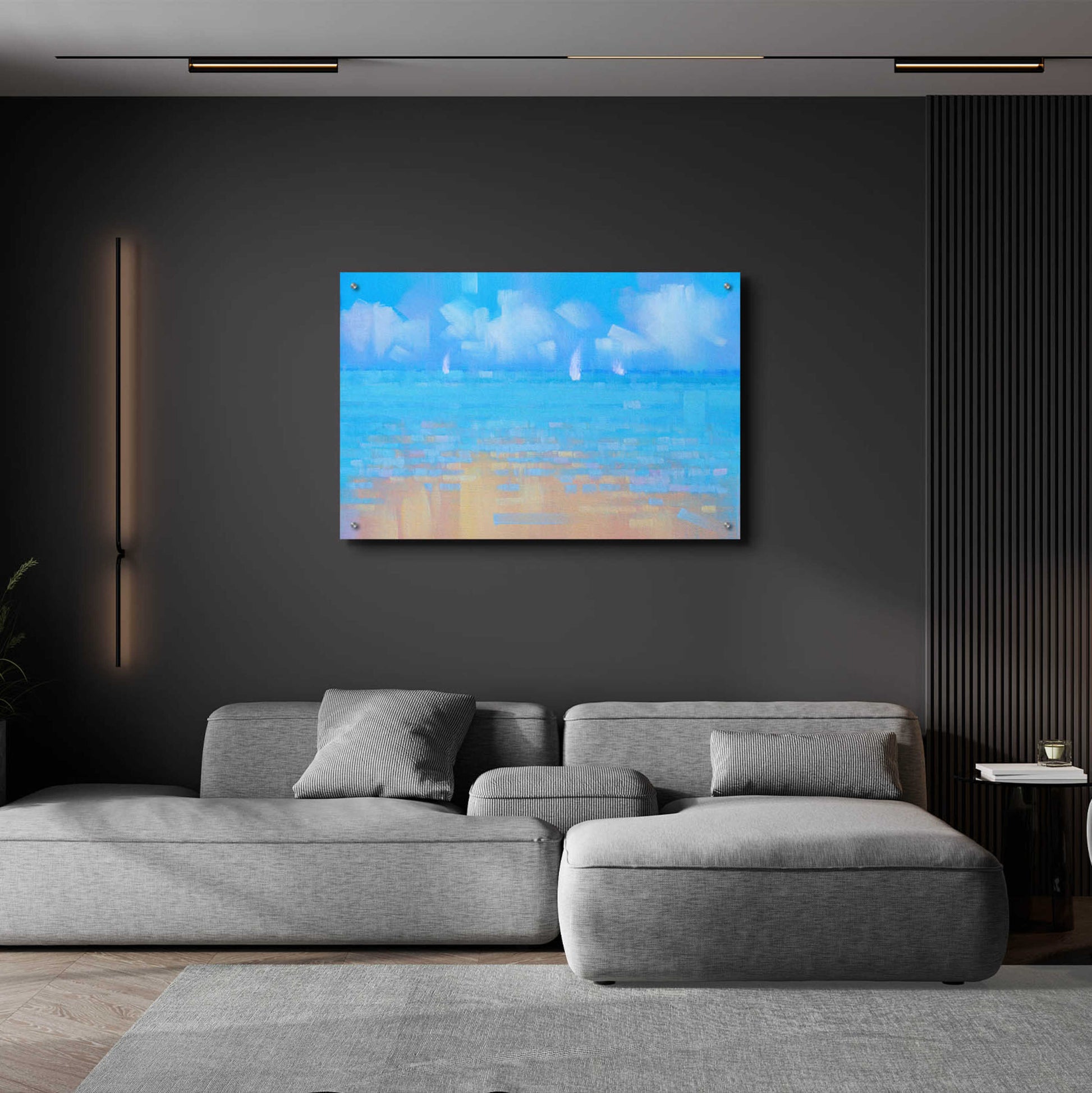 Epic Art 'Playa 16' by Alex Hook Krioutchkov, Acrylic Glass Wall Art,36x24