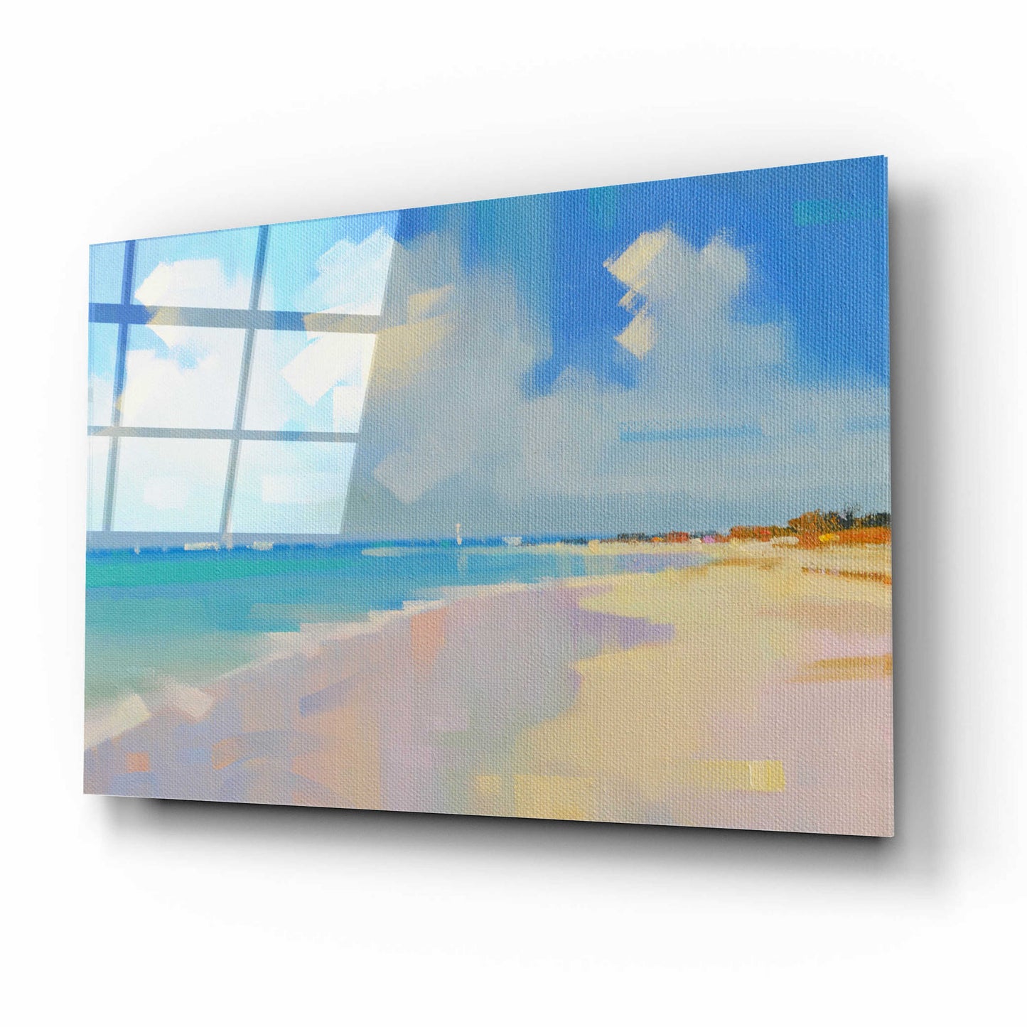 Epic Art 'Playa 8' by Alex Hook Krioutchkov, Acrylic Glass Wall Art,16x12