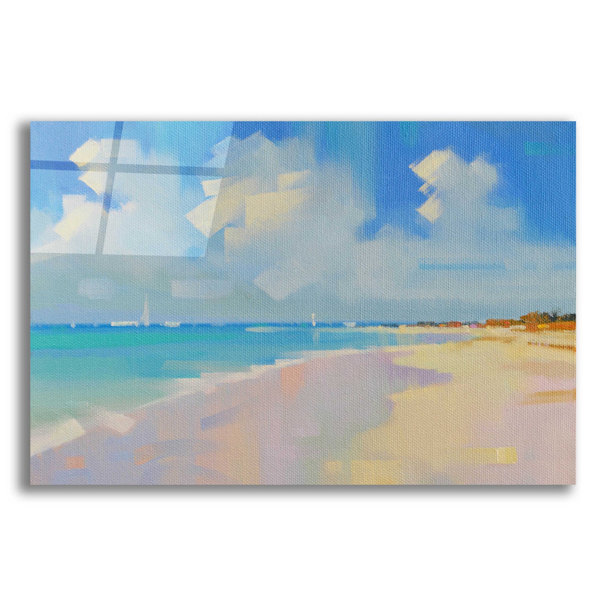 Epic Art 'Playa 8' by Alex Hook Krioutchkov, Acrylic Glass Wall Art,16x12