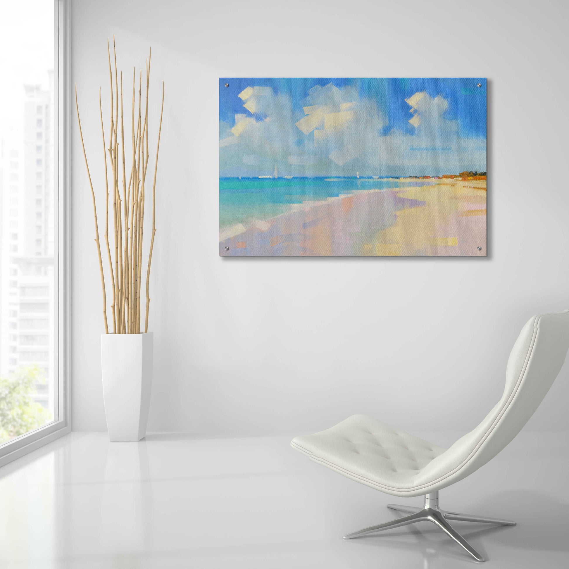 Epic Art 'Playa 8' by Alex Hook Krioutchkov, Acrylic Glass Wall Art,36x24