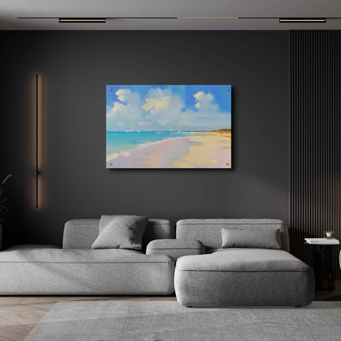 Epic Art 'Playa 8' by Alex Hook Krioutchkov, Acrylic Glass Wall Art,36x24