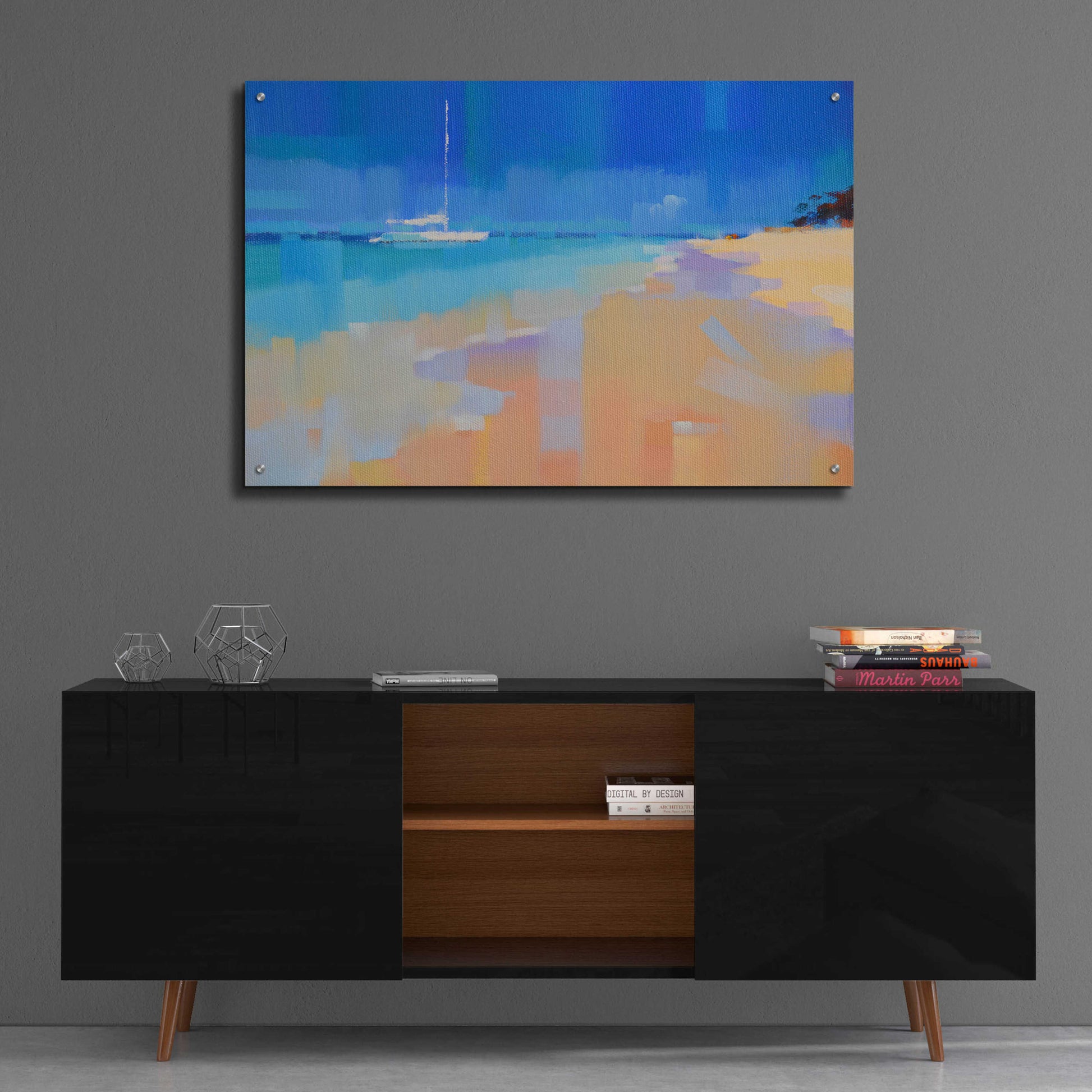 Epic Art 'Sound of Paradise' by Alex Hook Krioutchkov, Acrylic Glass Wall Art,36x24