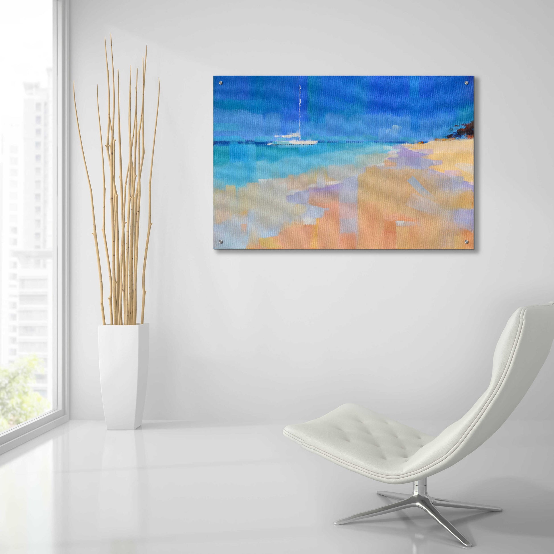 Epic Art 'Sound of Paradise' by Alex Hook Krioutchkov, Acrylic Glass Wall Art,36x24