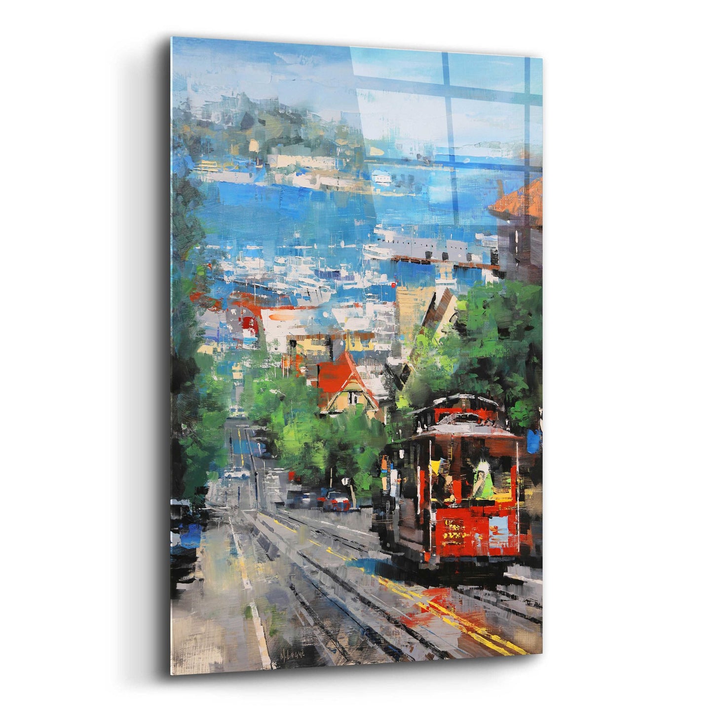 Epic Art 'Alcatraz' by Mark Lague, Acrylic Glass Wall Art,12x16