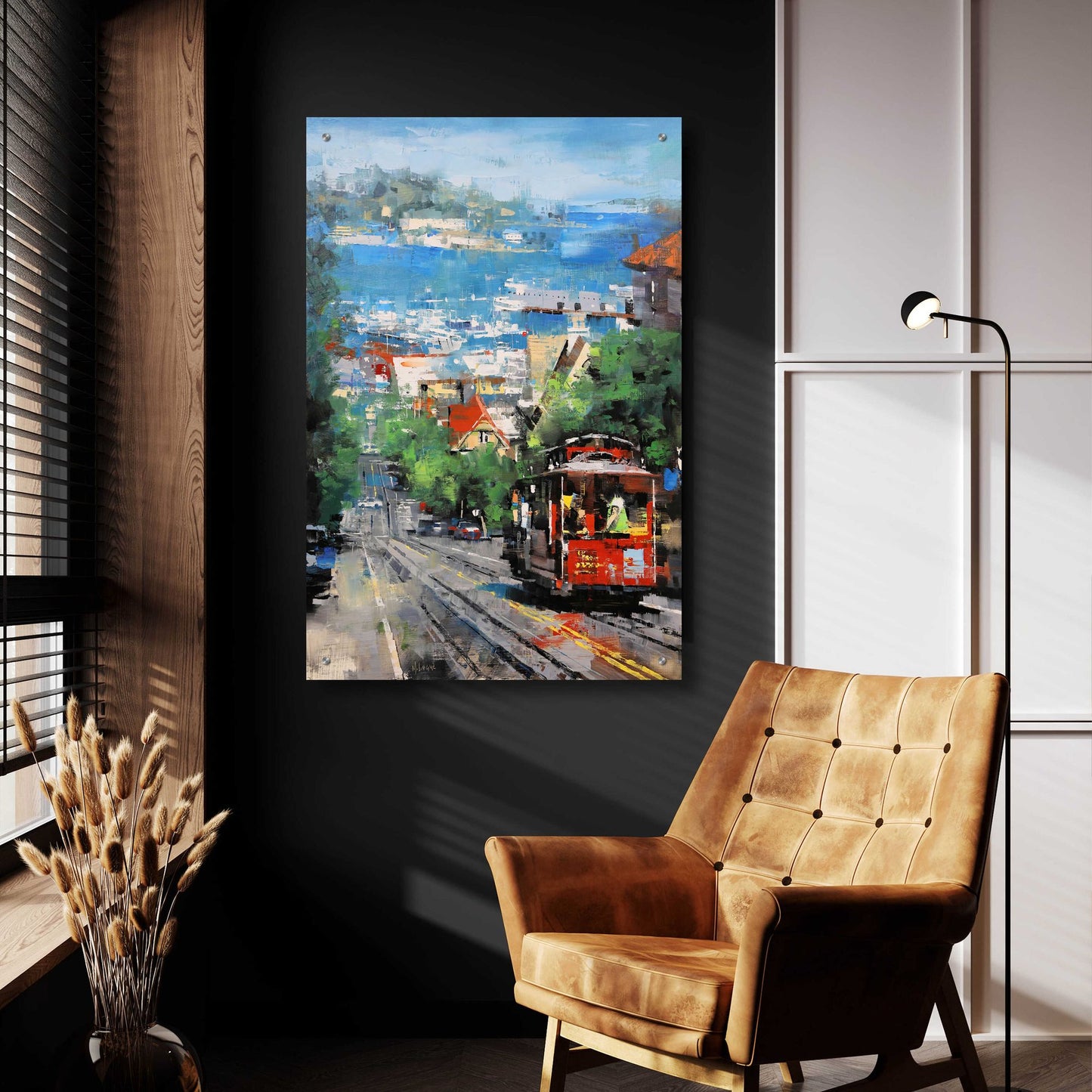 Epic Art 'Alcatraz' by Mark Lague, Acrylic Glass Wall Art,24x36