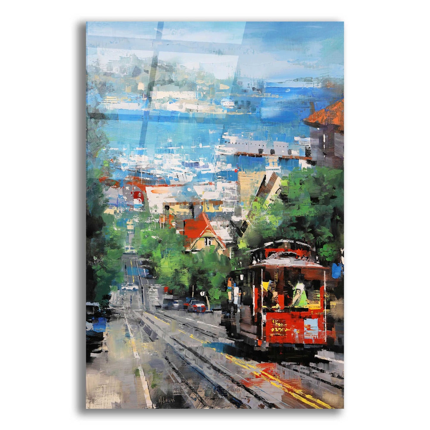 Epic Art 'Alcatraz' by Mark Lague, Acrylic Glass Wall Art