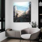 Epic Art 'Bay Mist' by Mark Lague, Acrylic Glass Wall Art,36x36