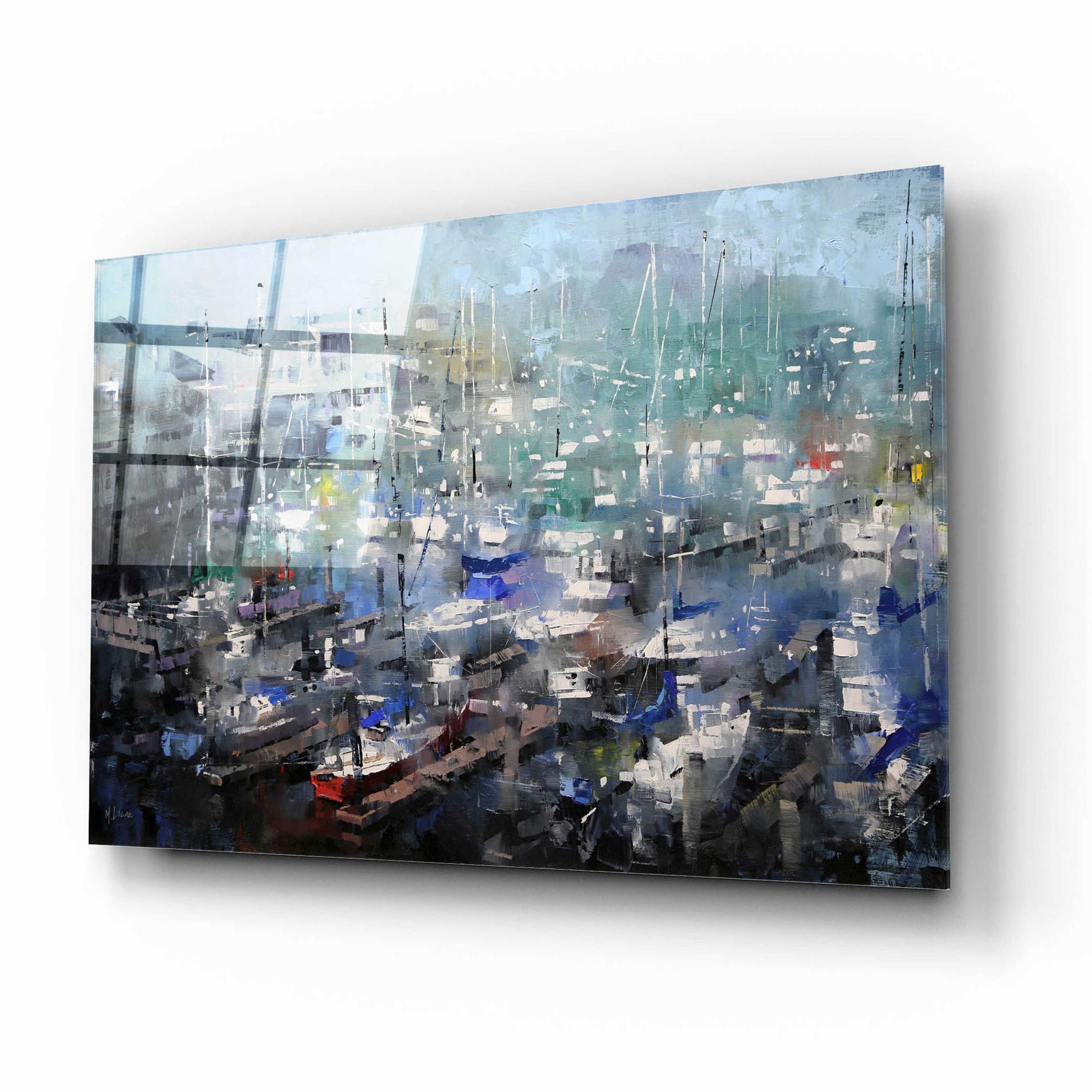 Epic Art 'Fisherman’s Wharf' by Mark Lague, Acrylic Glass Wall Art,16x12