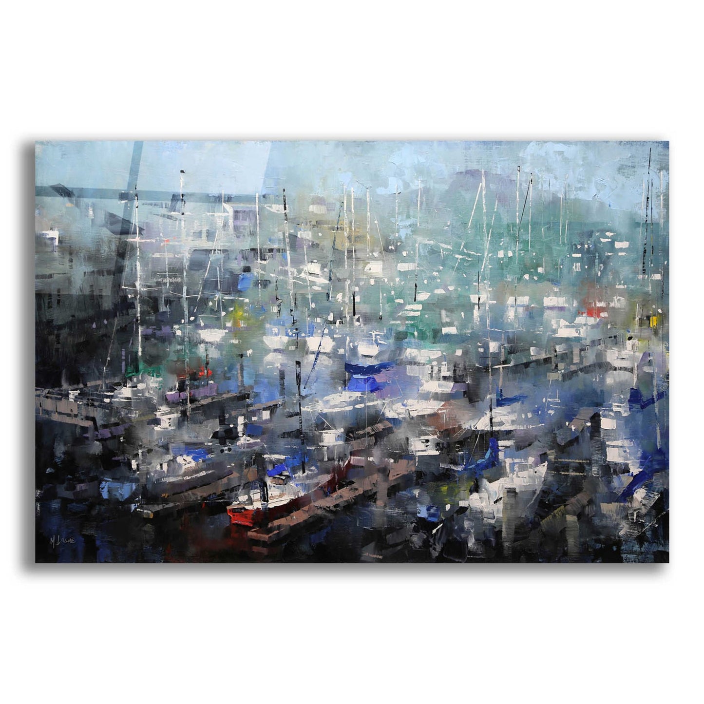 Epic Art 'Fisherman’s Wharf' by Mark Lague, Acrylic Glass Wall Art,24x16