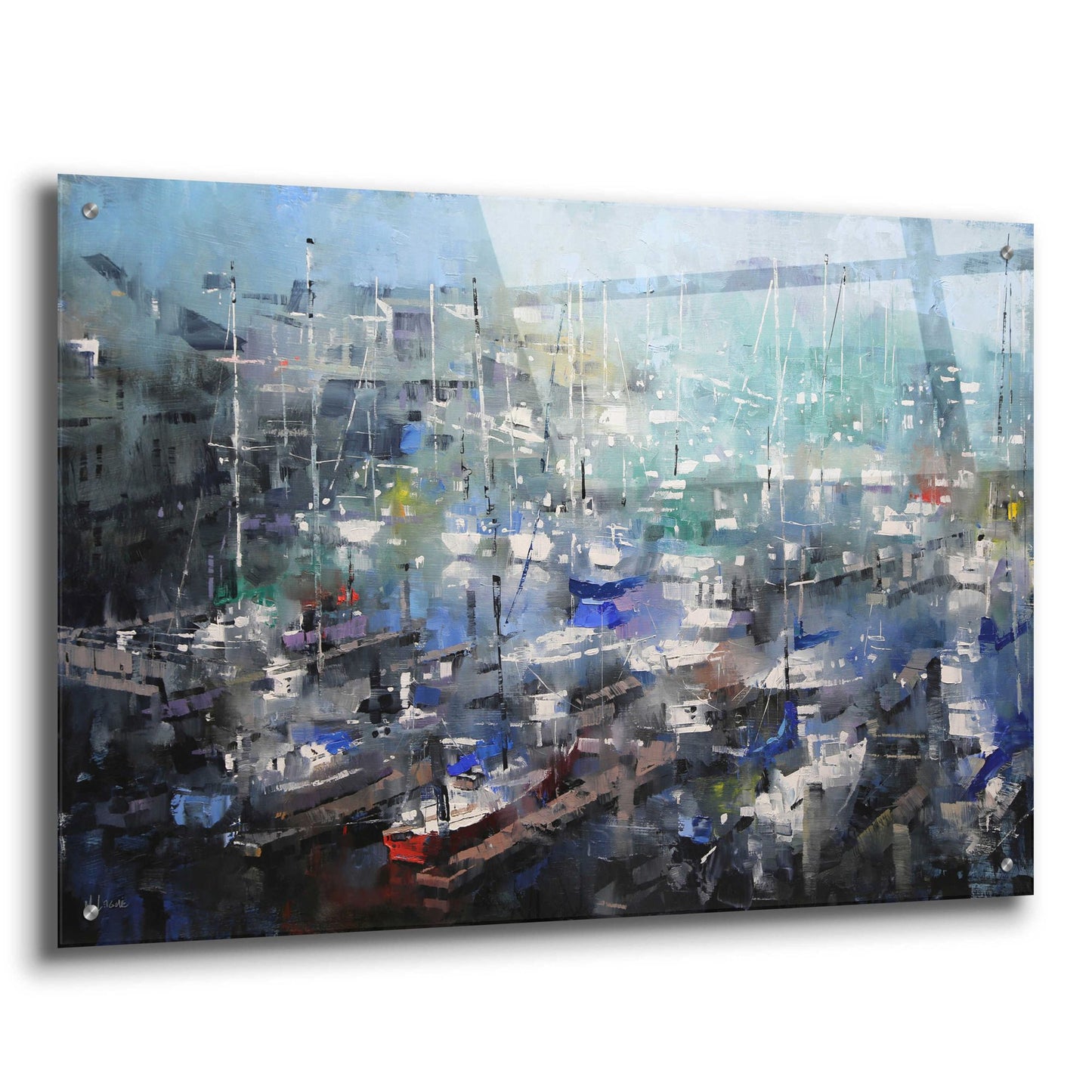 Epic Art 'Fisherman’s Wharf' by Mark Lague, Acrylic Glass Wall Art,36x24