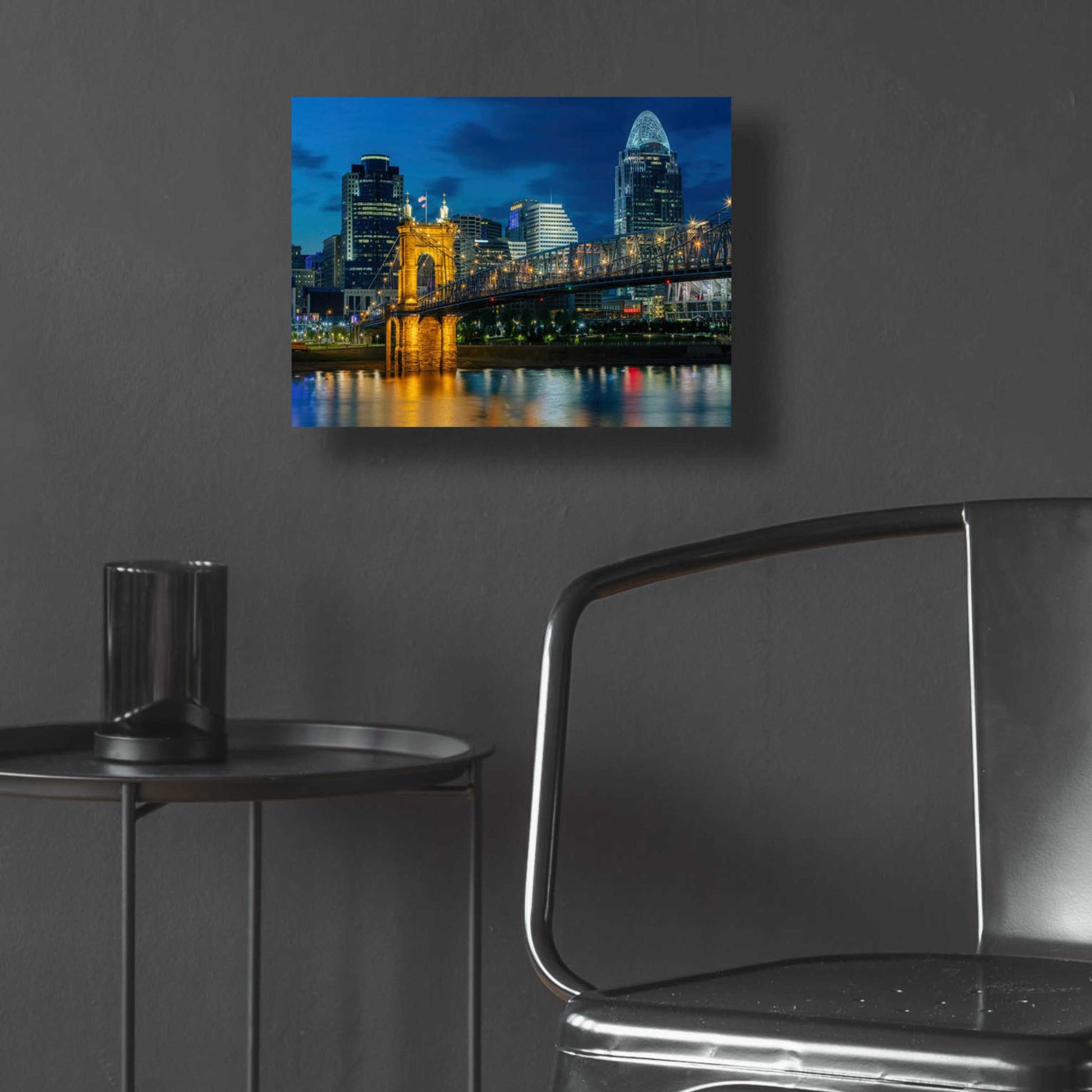 Epic Art 'Cincinnati' by Epic Portfolio, Acrylic Glass Wall Art,16x12