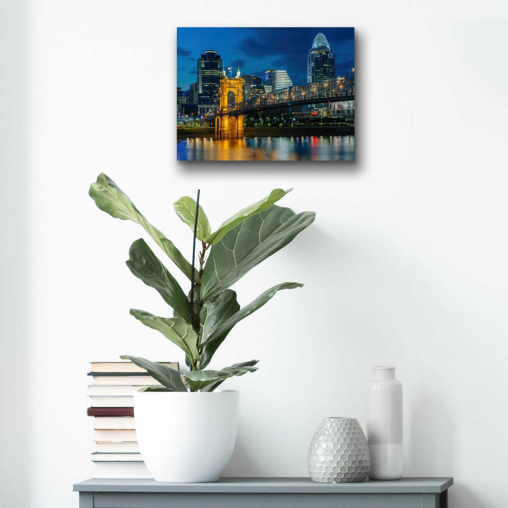 Epic Art 'Cincinnati' by Epic Portfolio, Acrylic Glass Wall Art,16x12