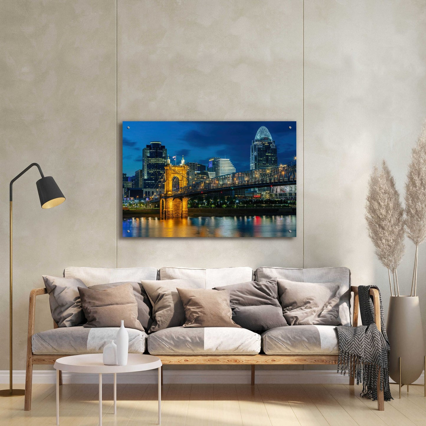 Epic Art 'Cincinnati' by Epic Portfolio, Acrylic Glass Wall Art,36x24