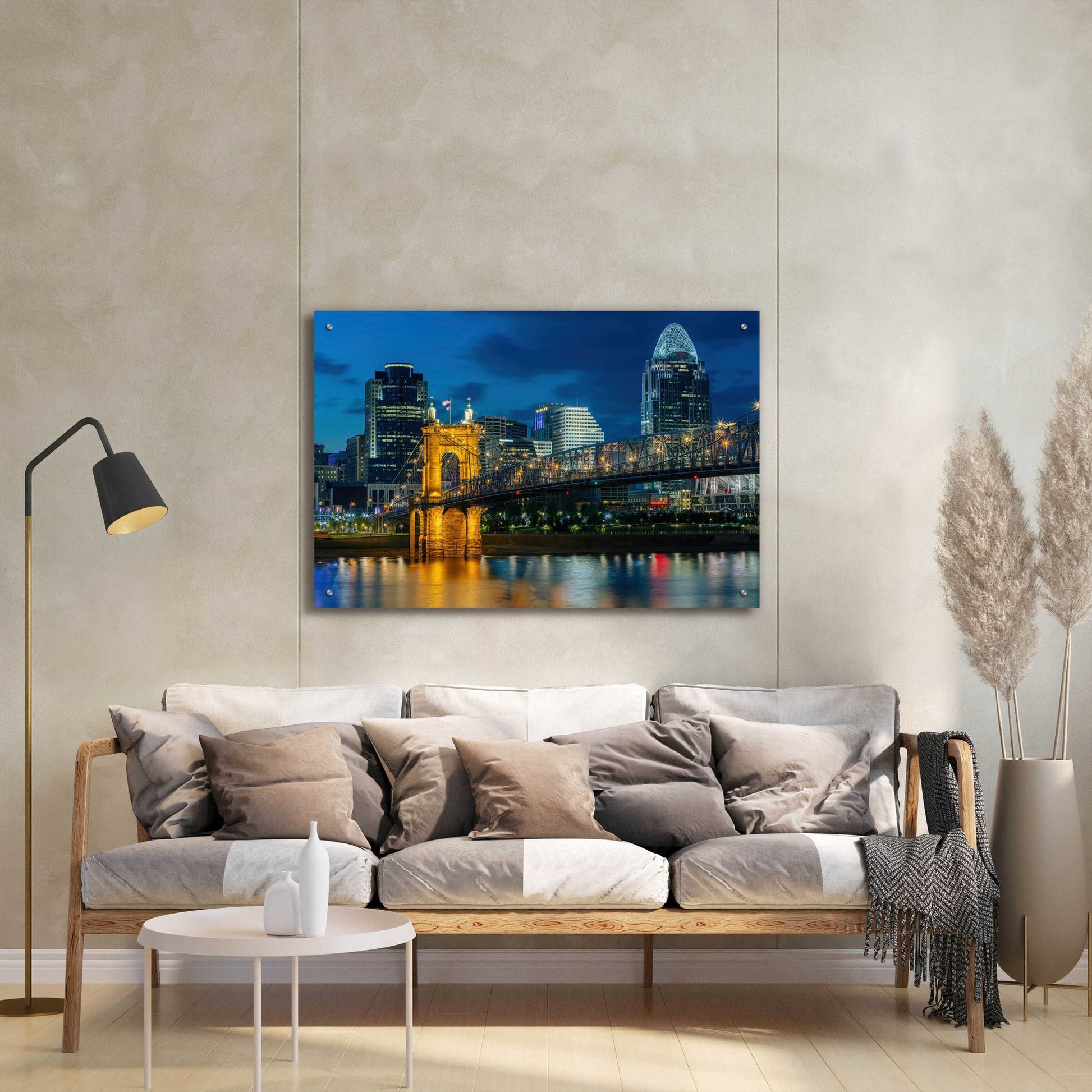 Epic Art 'Cincinnati' by Epic Portfolio, Acrylic Glass Wall Art,36x24