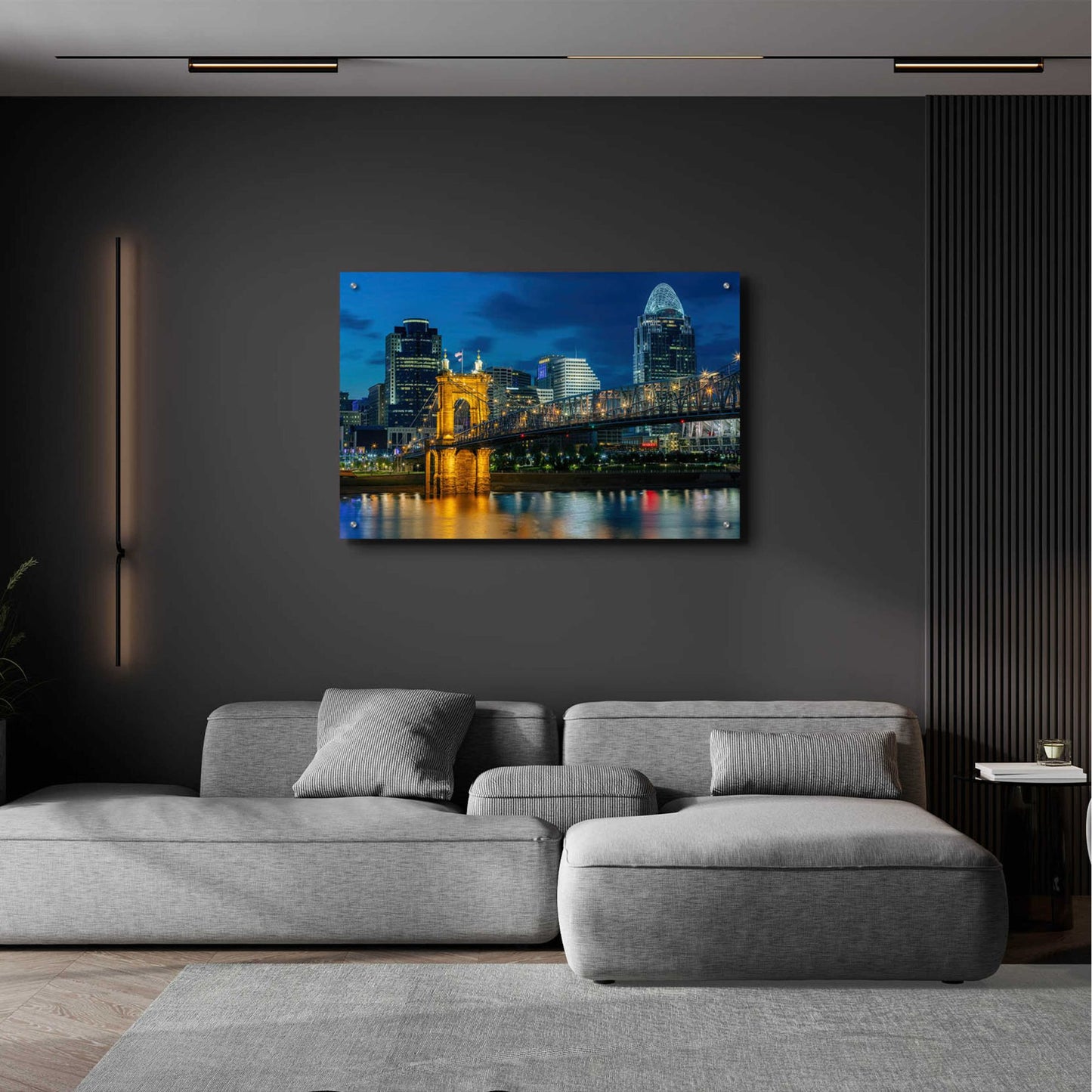 Epic Art 'Cincinnati' by Epic Portfolio, Acrylic Glass Wall Art,36x24