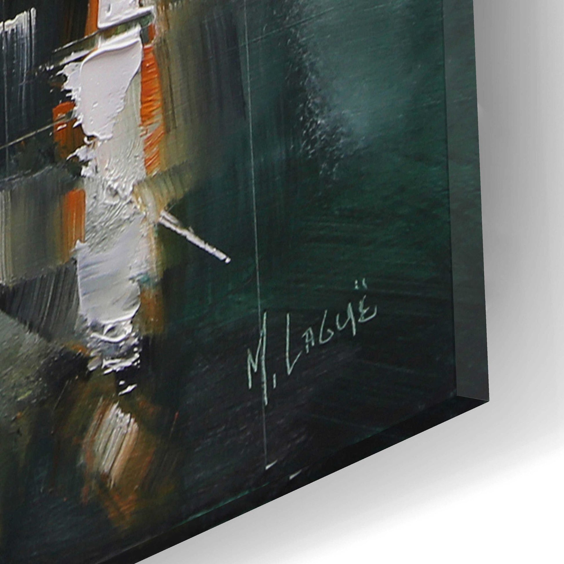 Epic Art 'New York Rain' by Mark Lague, Acrylic Glass Wall Art,12x12