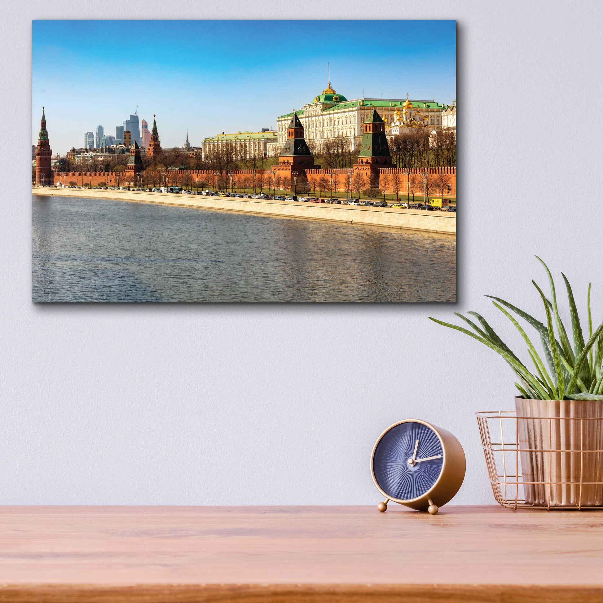 Epic Art 'Moscow - Kremlin' by Epic Portfolio, Acrylic Glass Wall Art,16x12