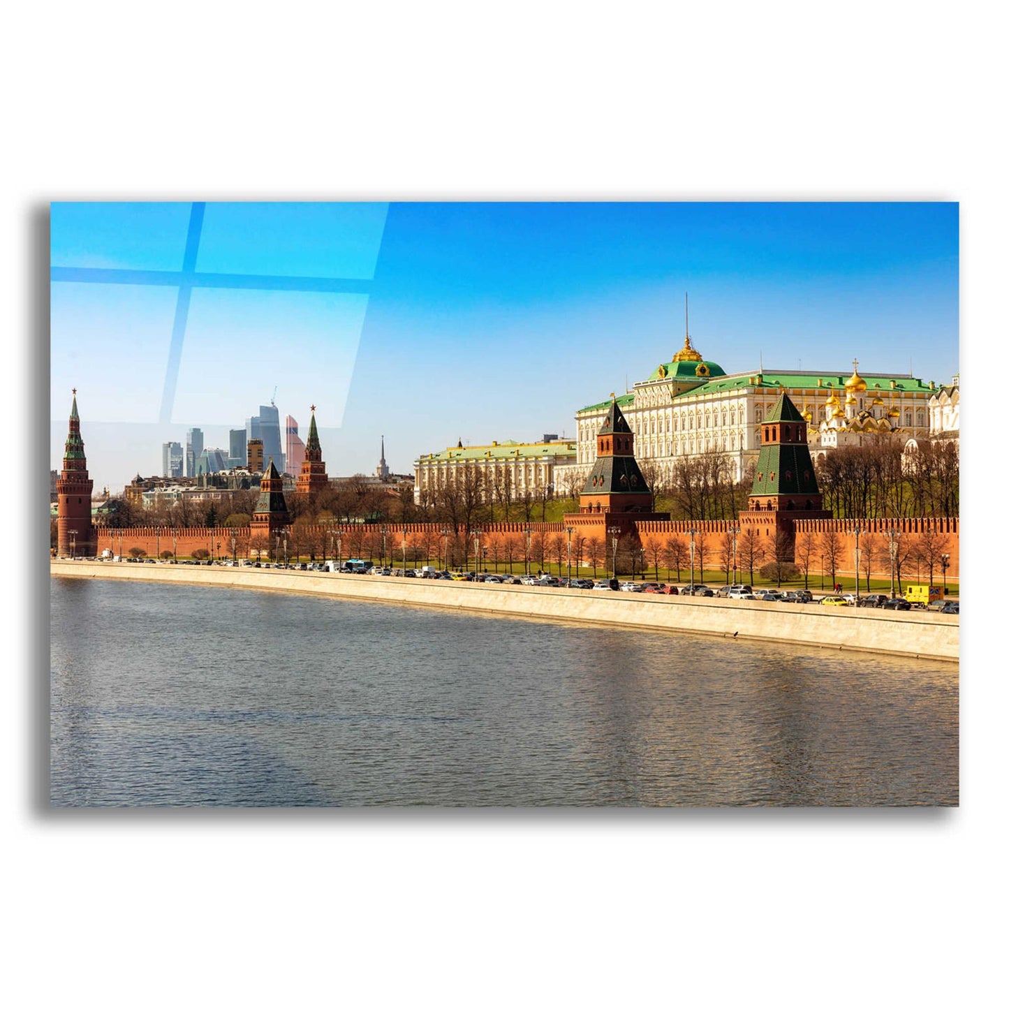 Epic Art 'Moscow - Kremlin' by Epic Portfolio, Acrylic Glass Wall Art,16x12