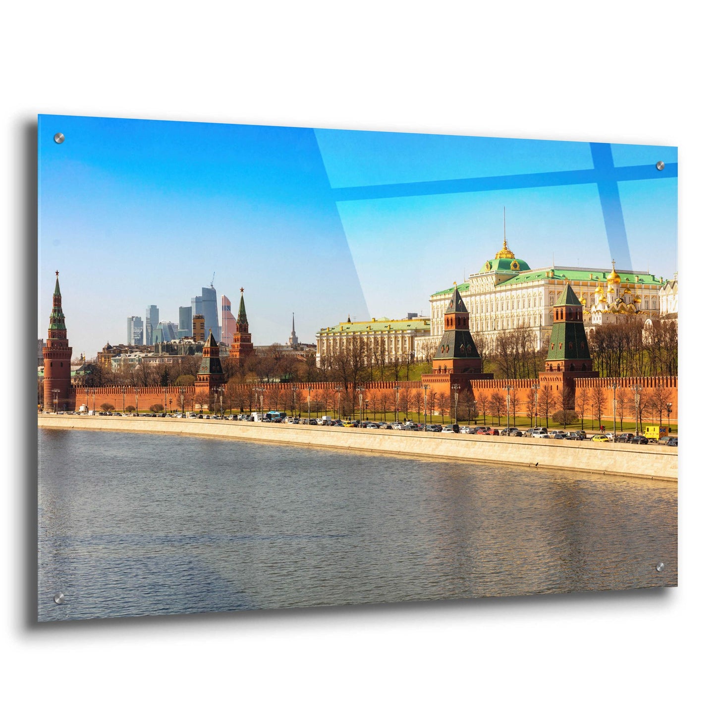 Epic Art 'Moscow - Kremlin' by Epic Portfolio, Acrylic Glass Wall Art,36x24