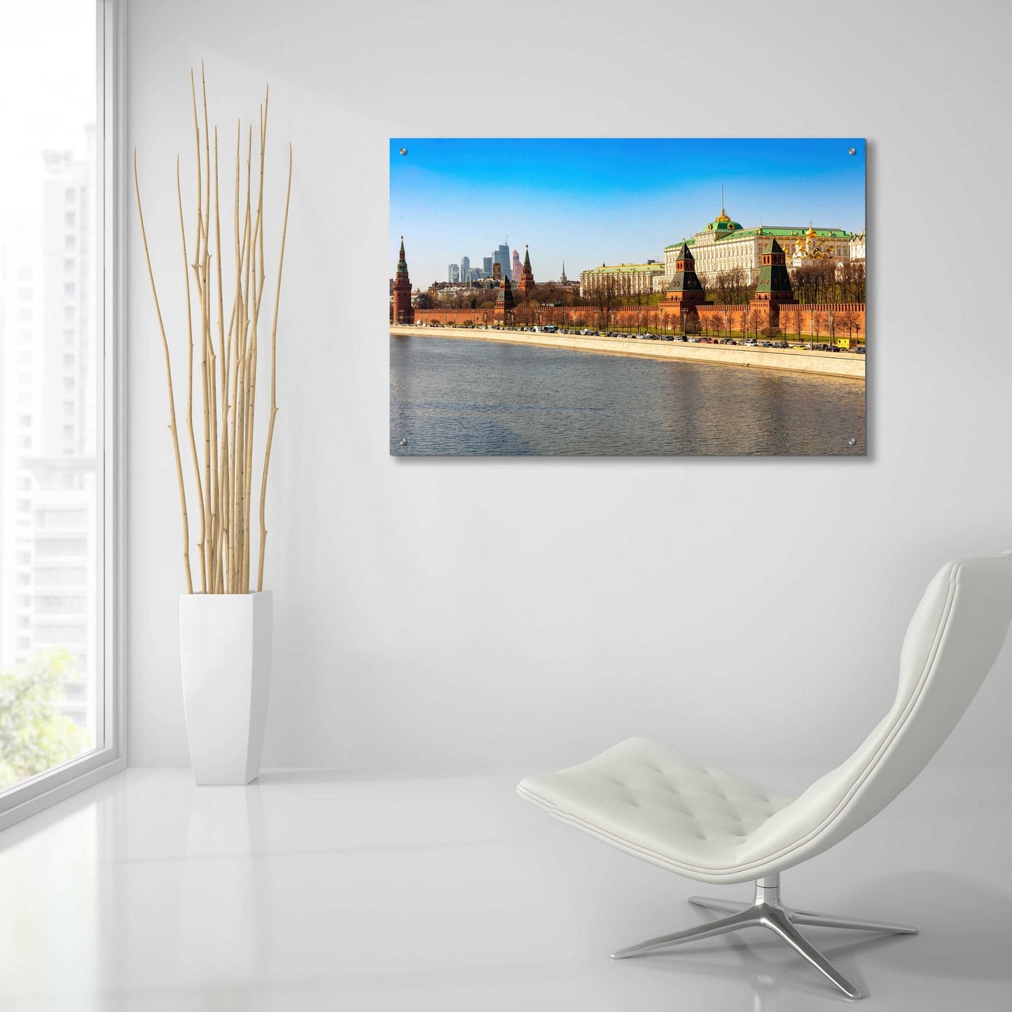 Epic Art 'Moscow - Kremlin' by Epic Portfolio, Acrylic Glass Wall Art,36x24