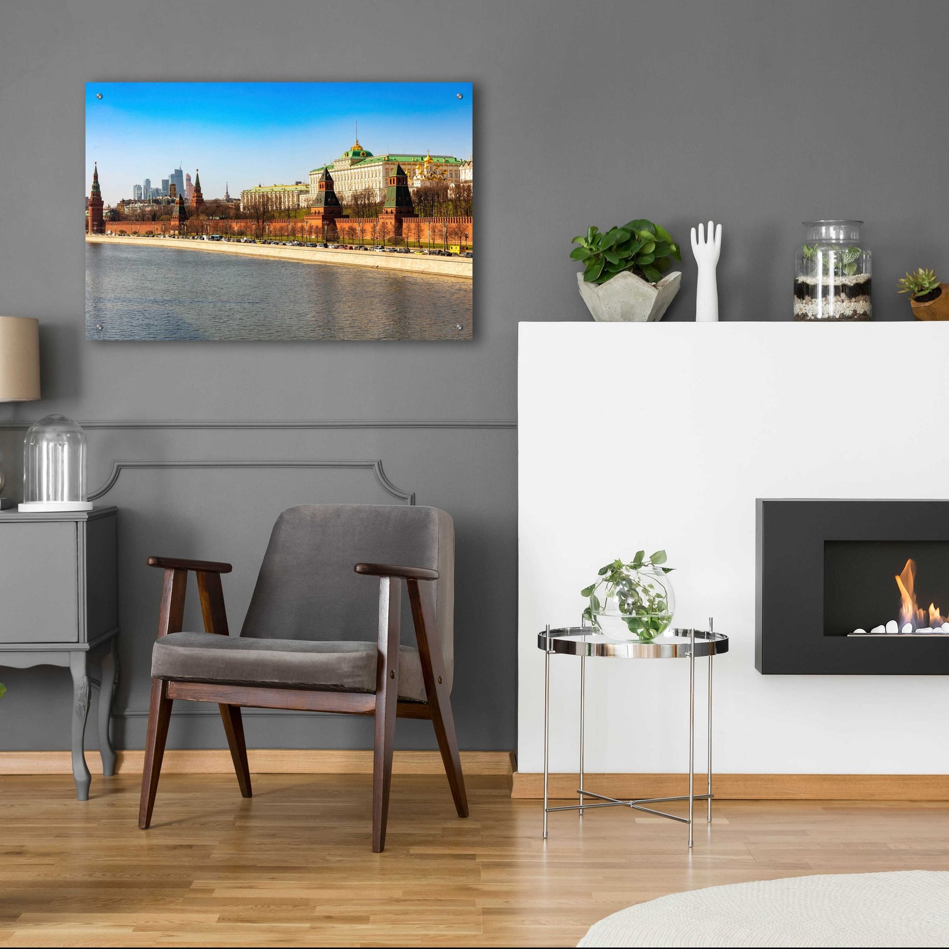 Epic Art 'Moscow - Kremlin' by Epic Portfolio, Acrylic Glass Wall Art,36x24