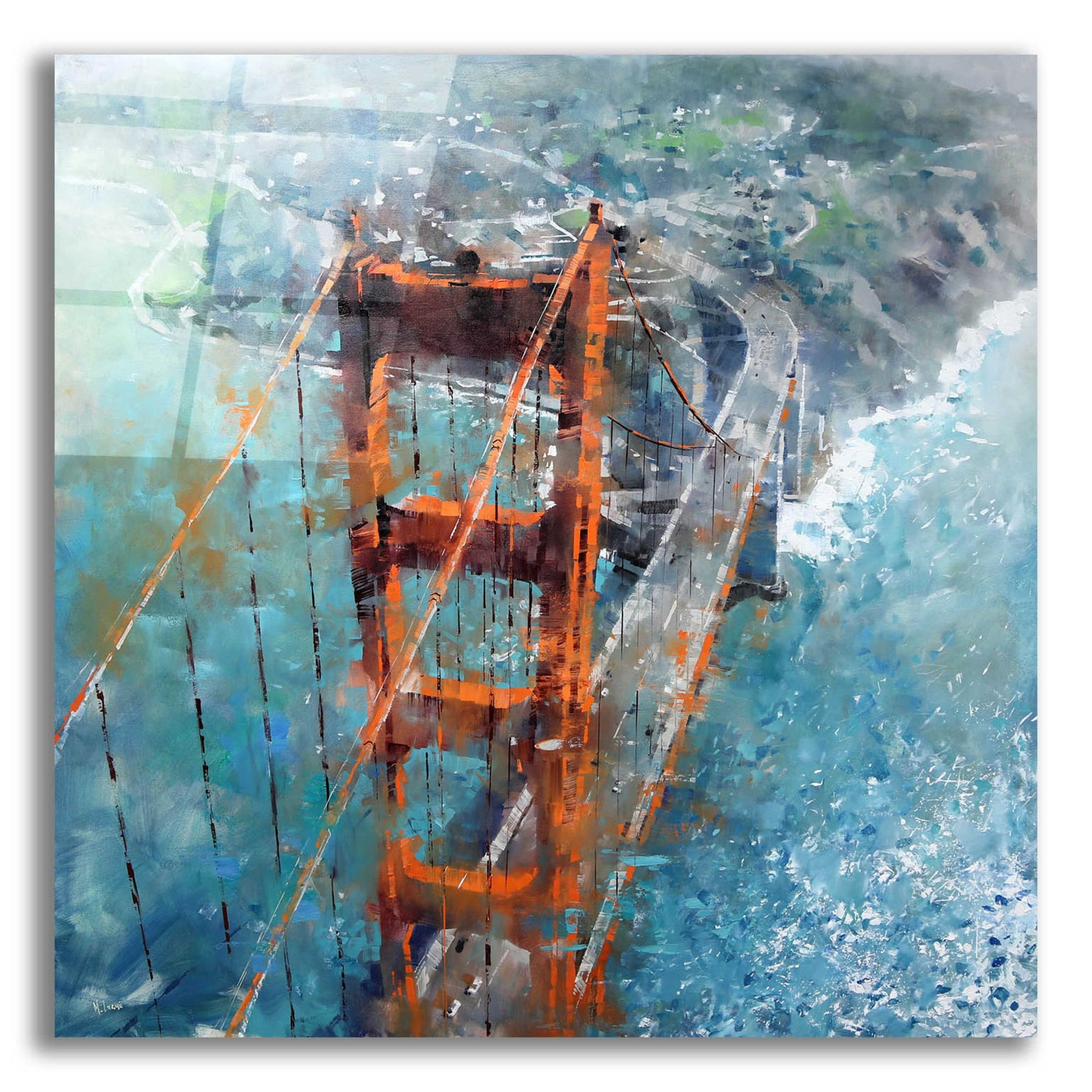 Epic Art 'Over Golden Gate' by Mark Lague, Acrylic Glass Wall Art