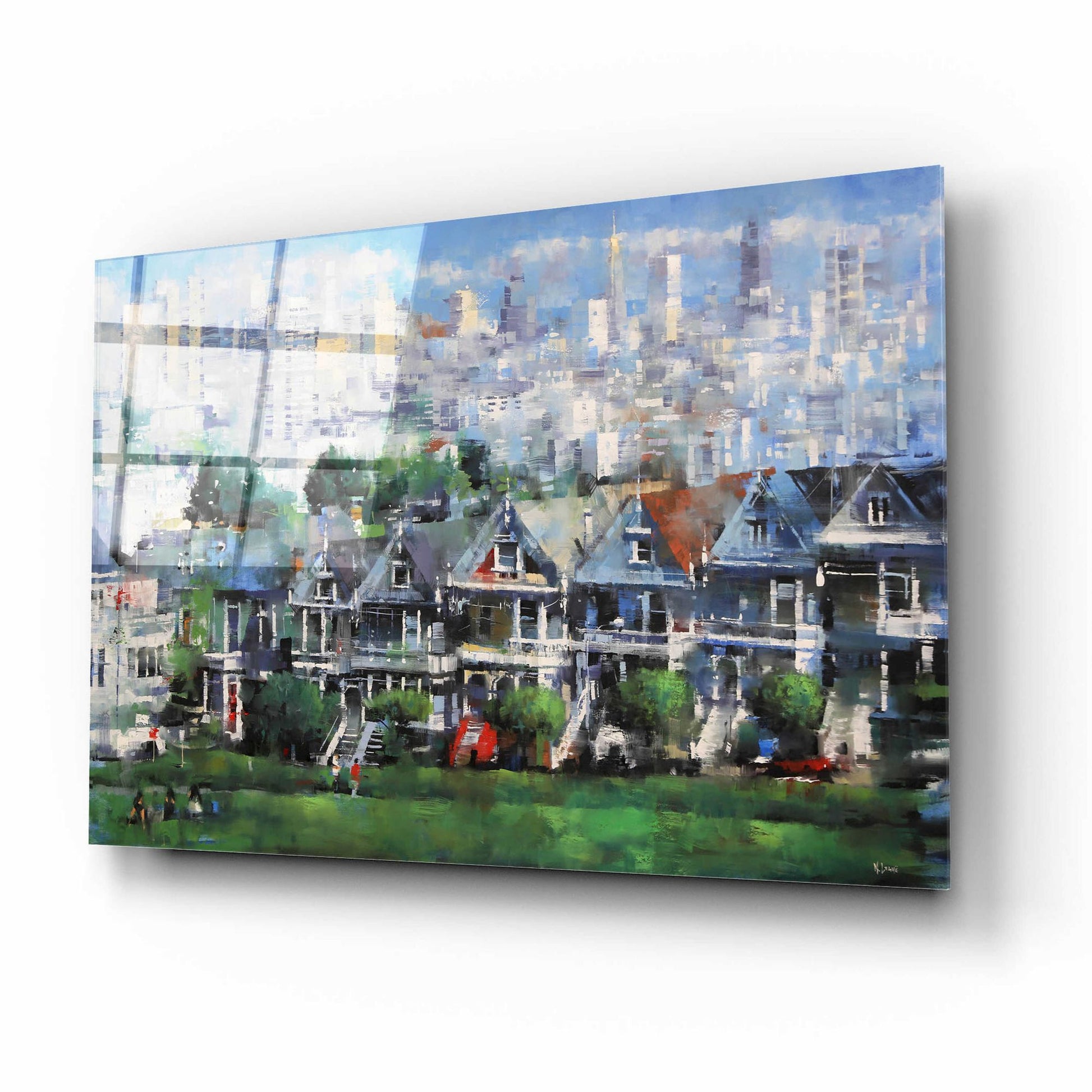 Epic Art 'Painted Ladies' by Mark Lague, Acrylic Glass Wall Art,16x12