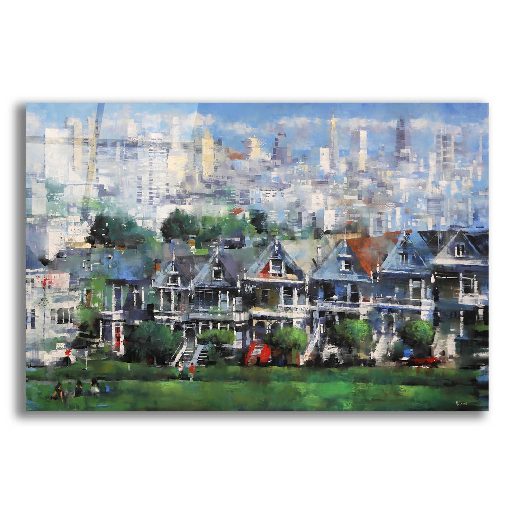 Epic Art 'Painted Ladies' by Mark Lague, Acrylic Glass Wall Art,24x16