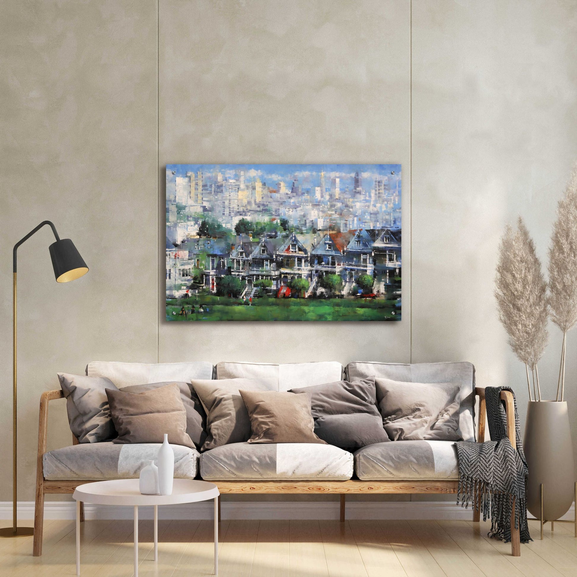 Epic Art 'Painted Ladies' by Mark Lague, Acrylic Glass Wall Art,36x24