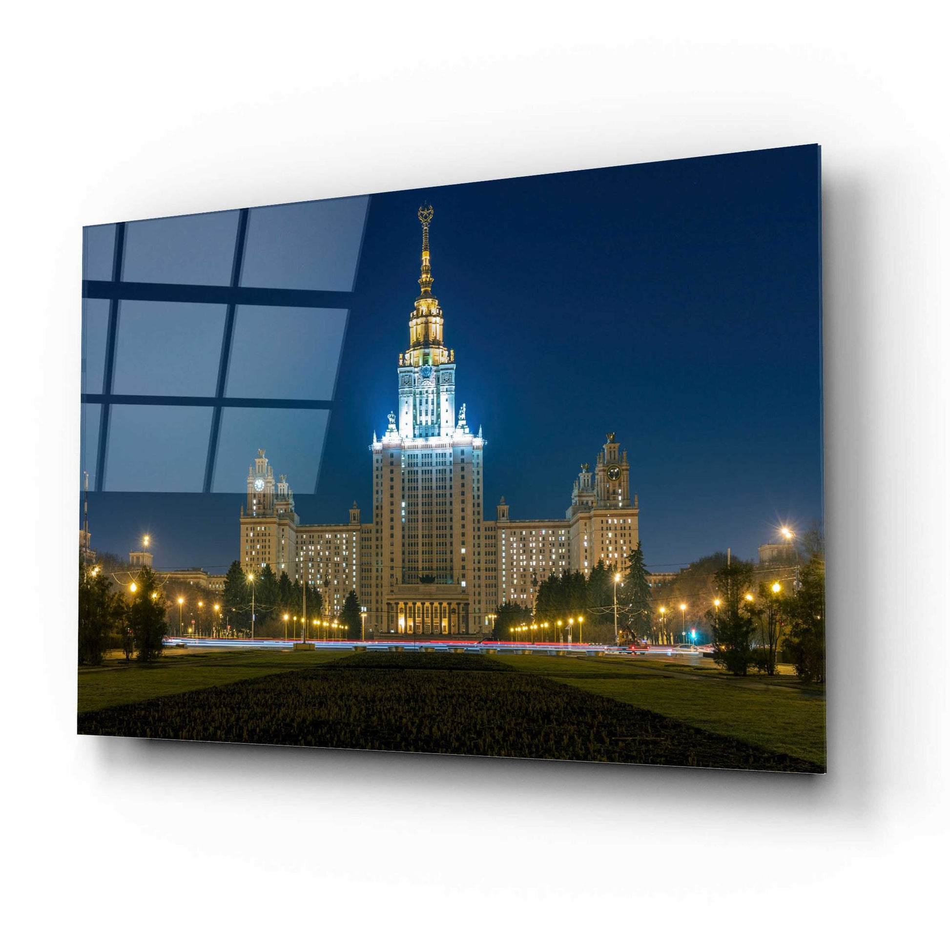 Epic Art 'Moscow - State Univercity' by Epic Portfolio, Acrylic Glass Wall Art,16x12