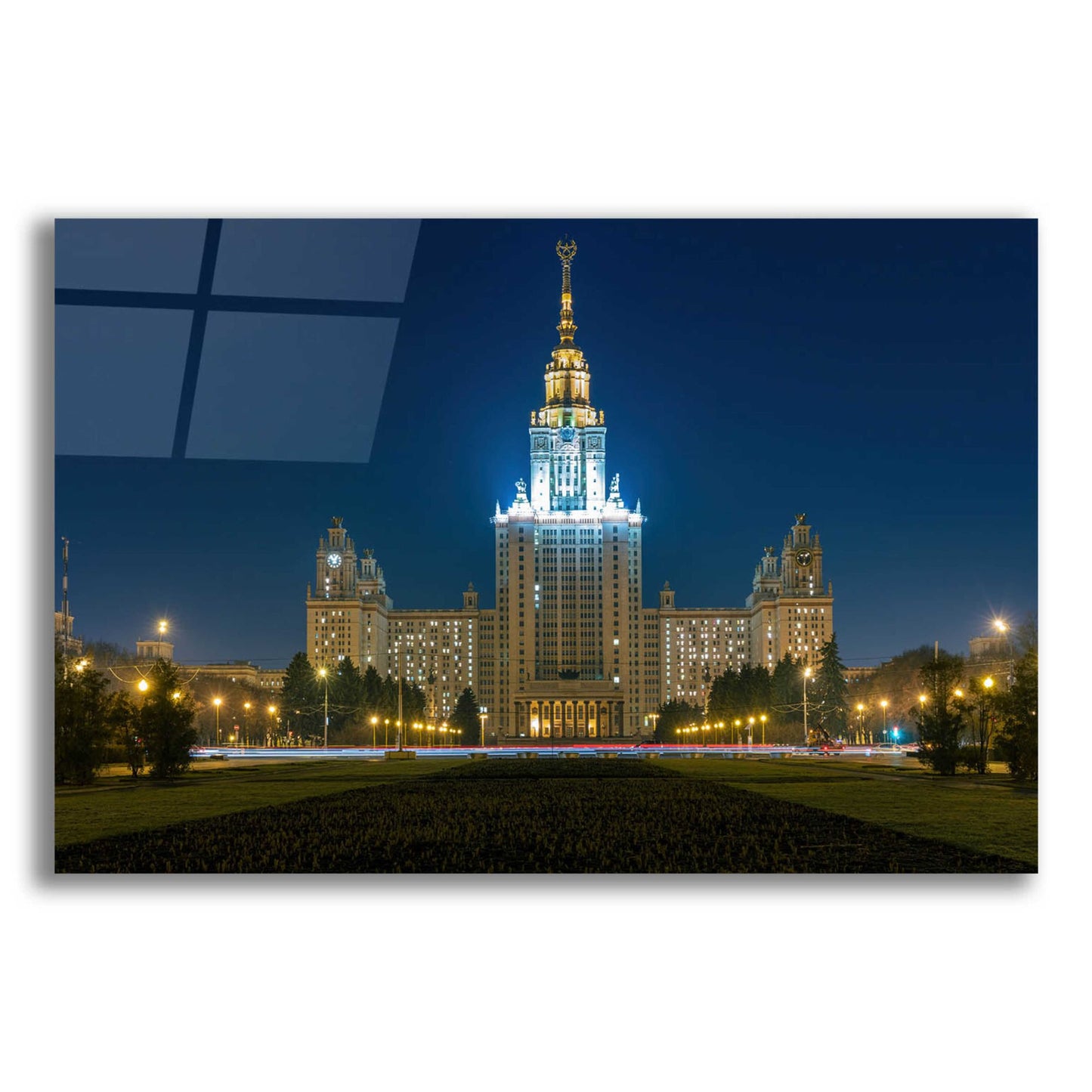 Epic Art 'Moscow - State Univercity' by Epic Portfolio, Acrylic Glass Wall Art,16x12