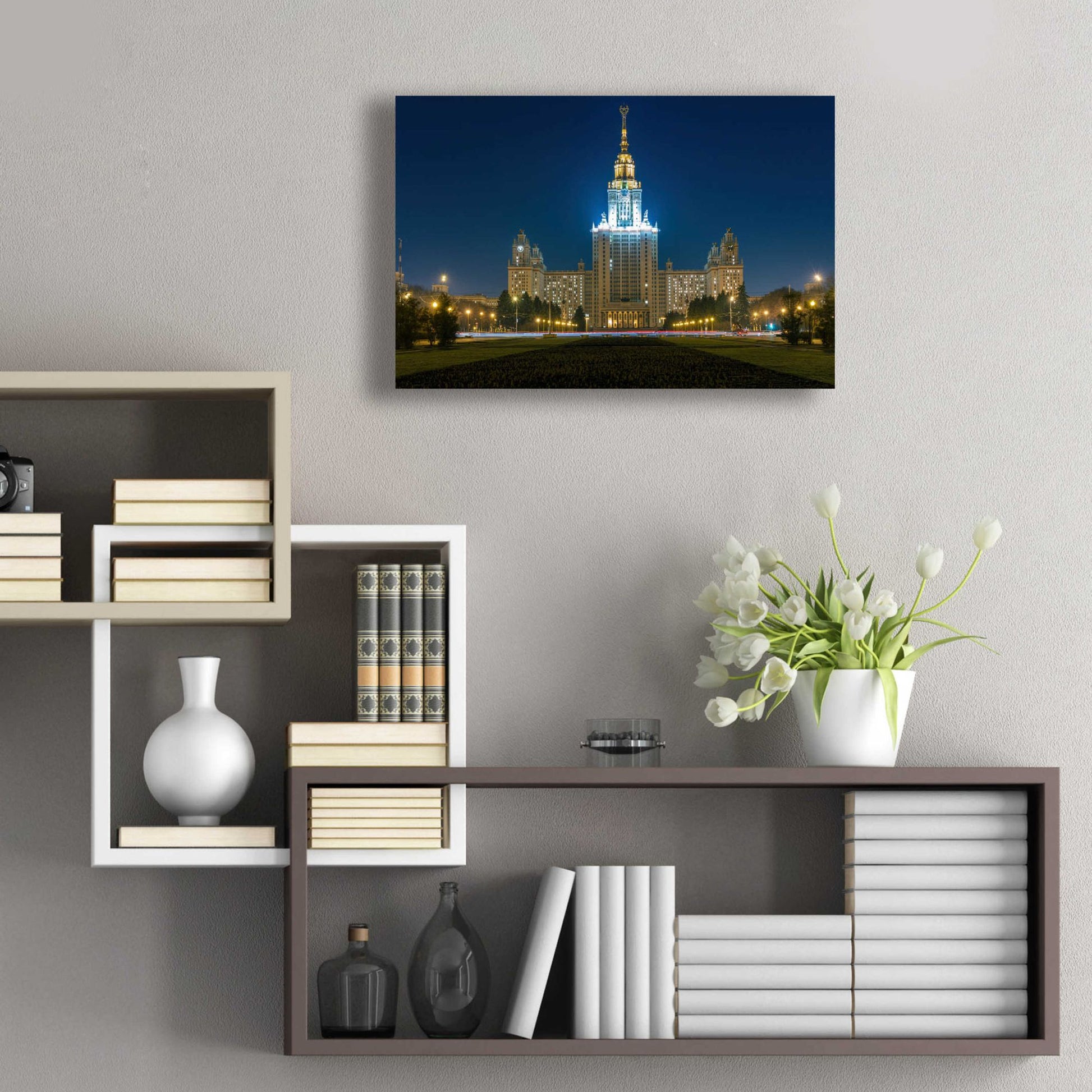 Epic Art 'Moscow - State Univercity' by Epic Portfolio, Acrylic Glass Wall Art,24x16