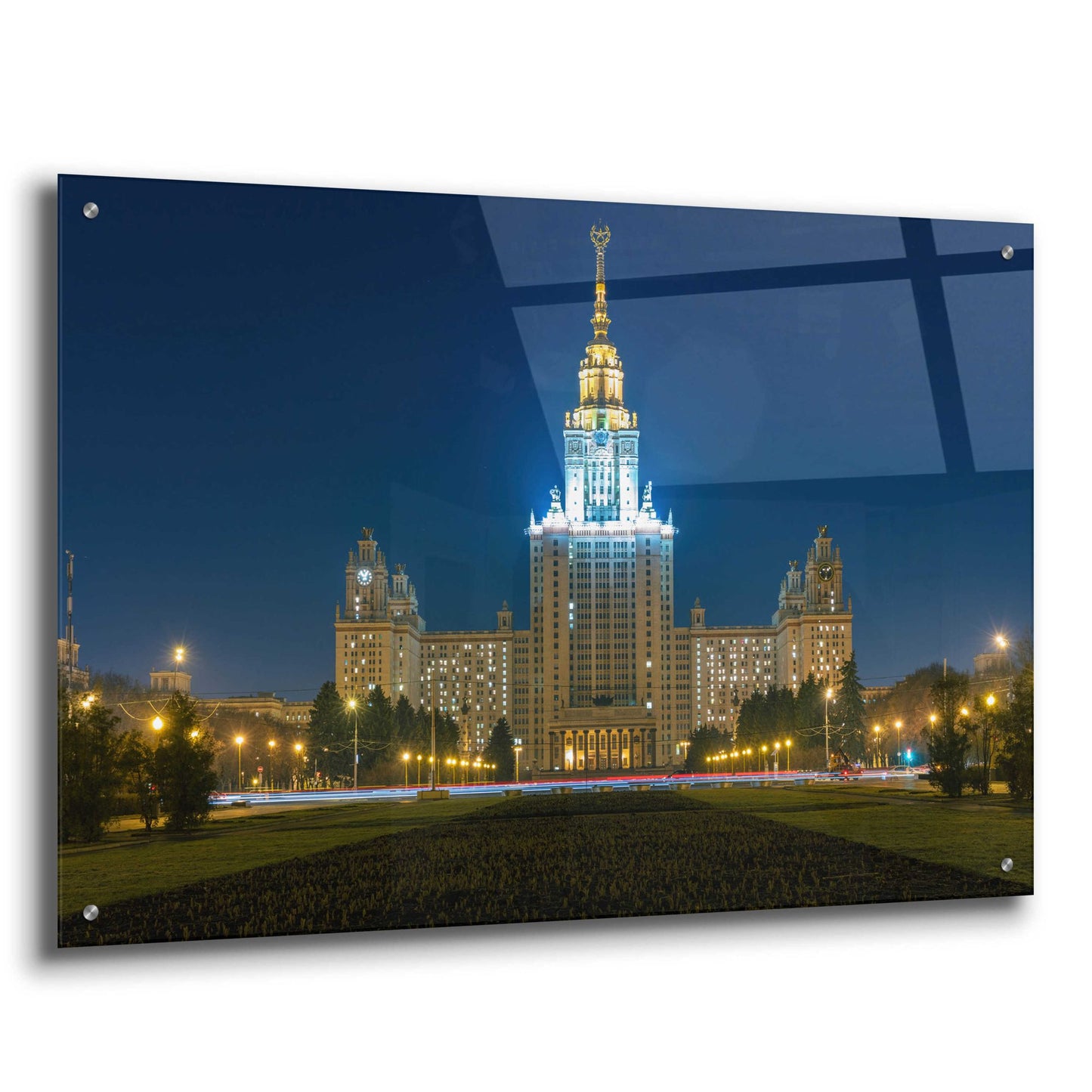 Epic Art 'Moscow - State Univercity' by Epic Portfolio, Acrylic Glass Wall Art,36x24