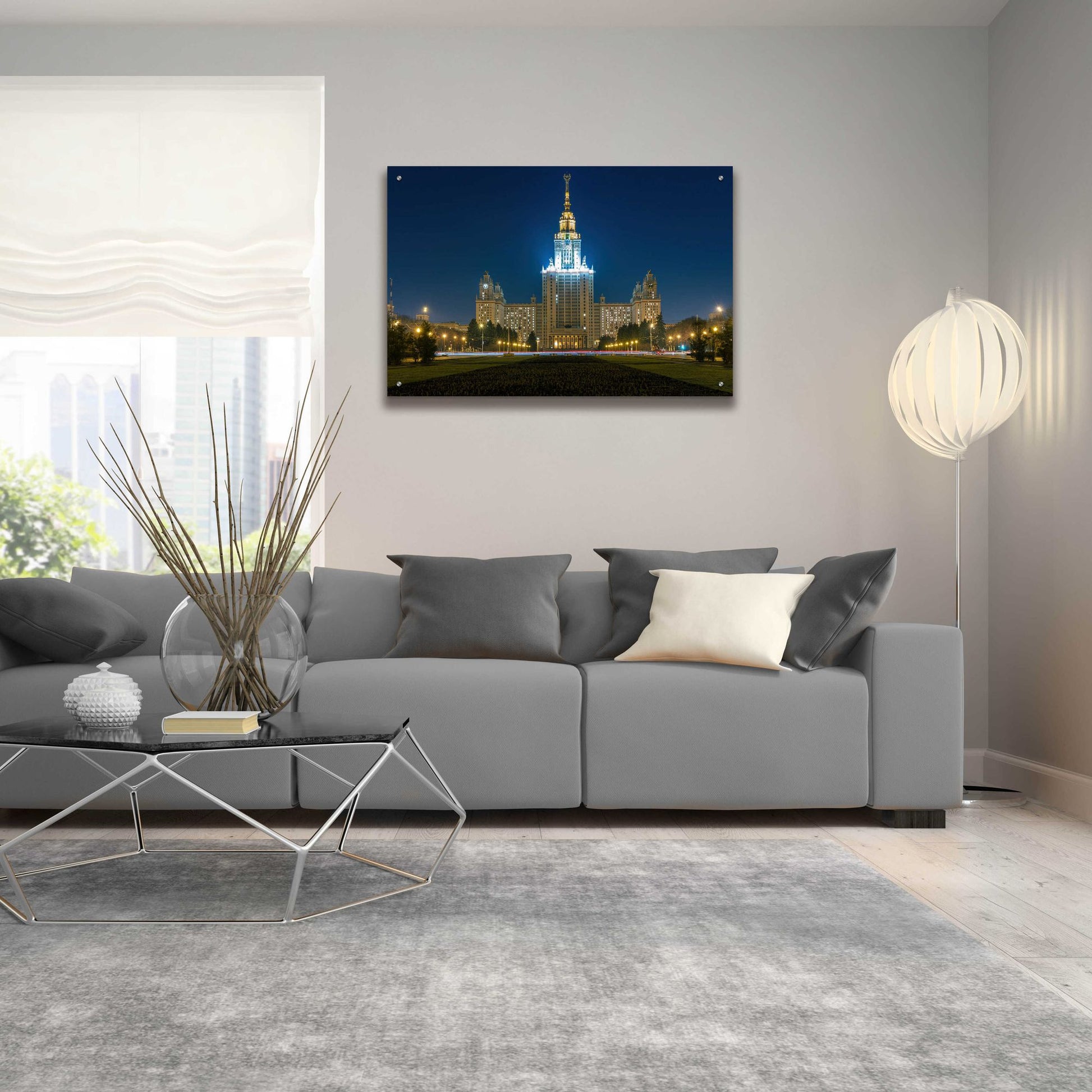 Epic Art 'Moscow - State Univercity' by Epic Portfolio, Acrylic Glass Wall Art,36x24