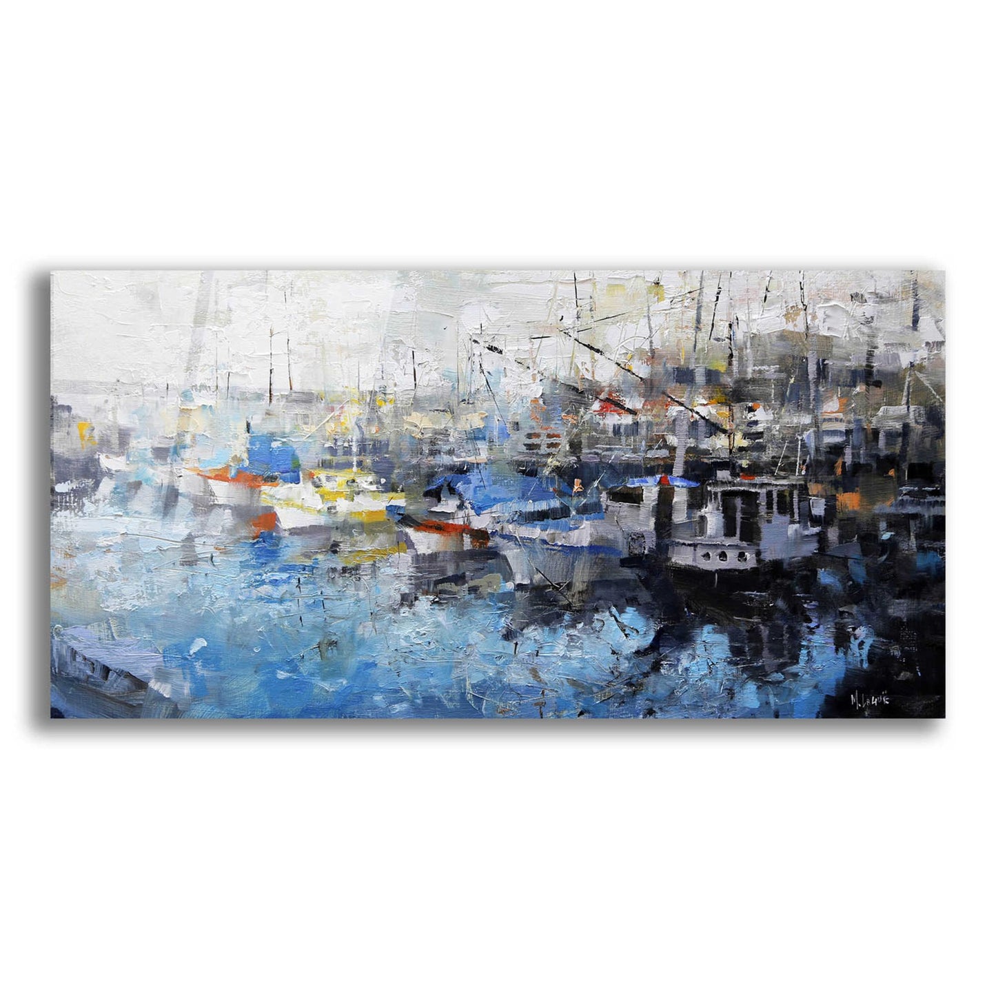 Epic Art 'San Francisco Wharf' by Mark Lague, Acrylic Glass Wall Art