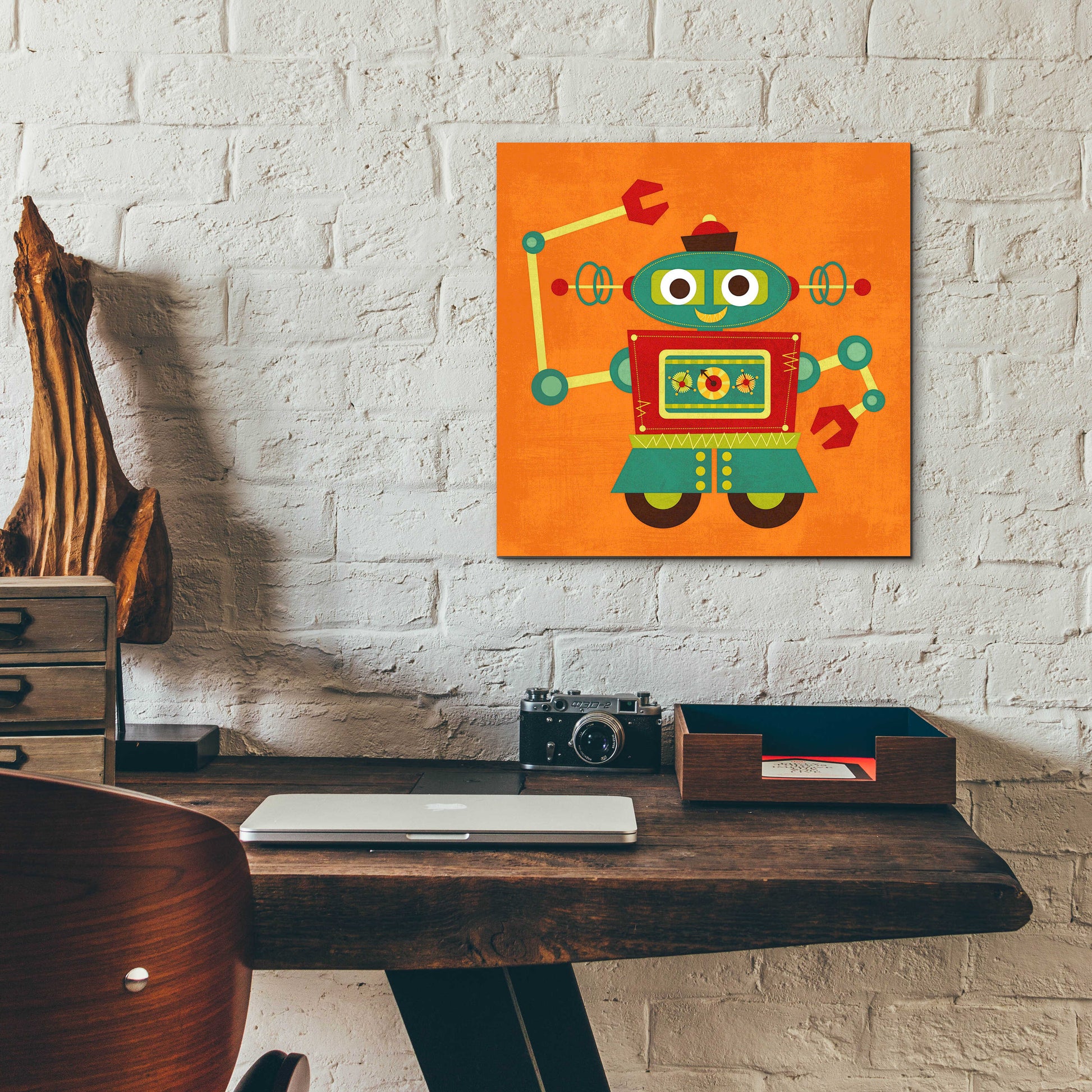 Epic Art 'Robot 2' by Nancy Lee, Acrylic Glass Wall Art,12x12