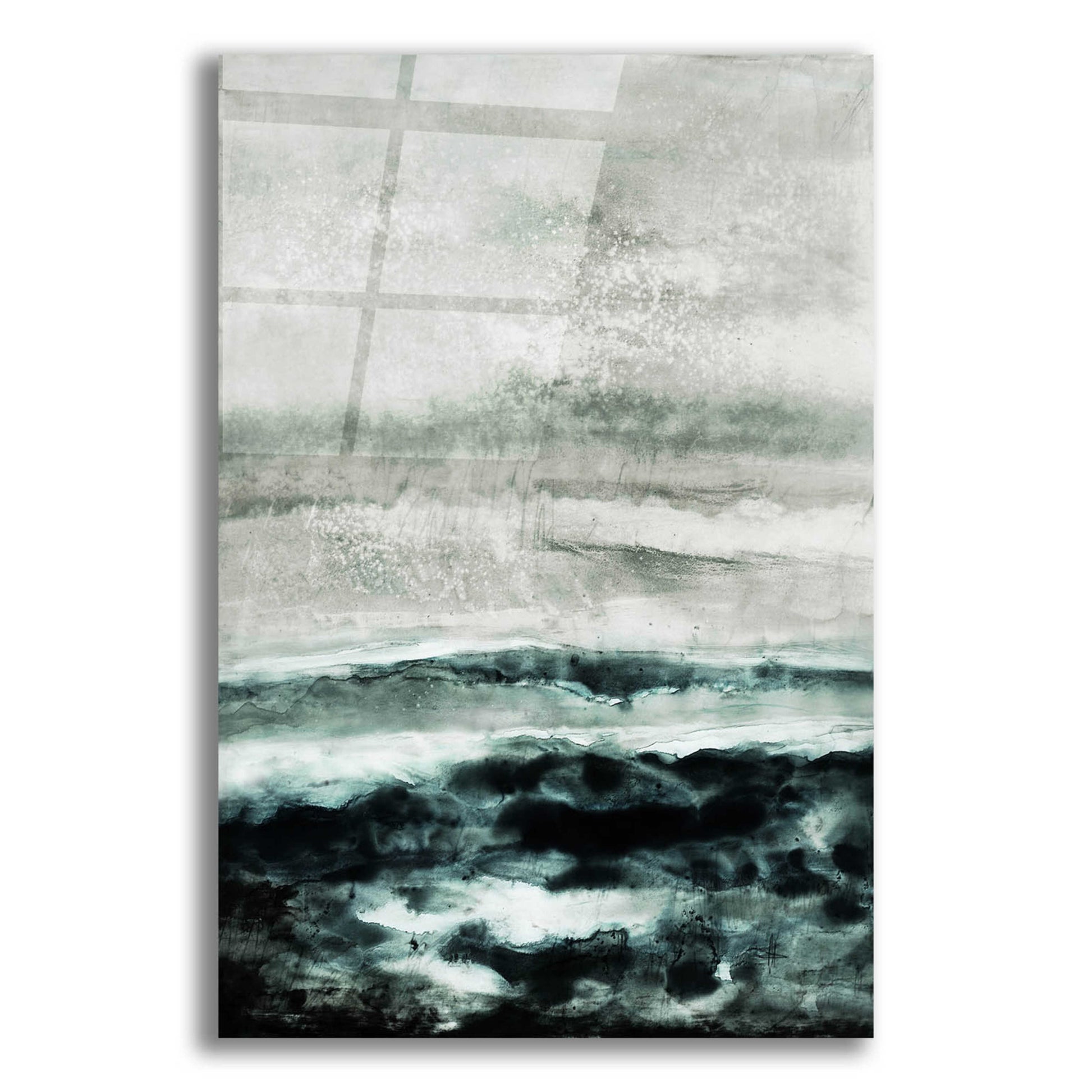 Epic Art 'Abstract Waterscape' by Iris Lehnhardt, Acrylic Glass Wall Art,12x16