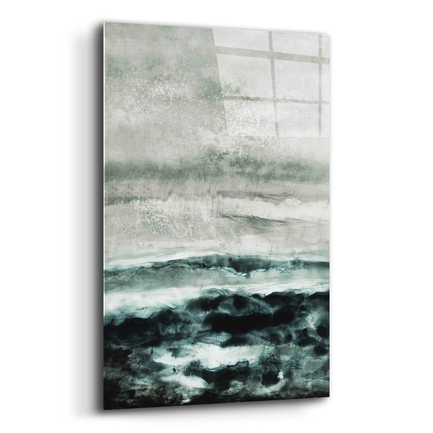 Epic Art 'Abstract Waterscape' by Iris Lehnhardt, Acrylic Glass Wall Art,16x24