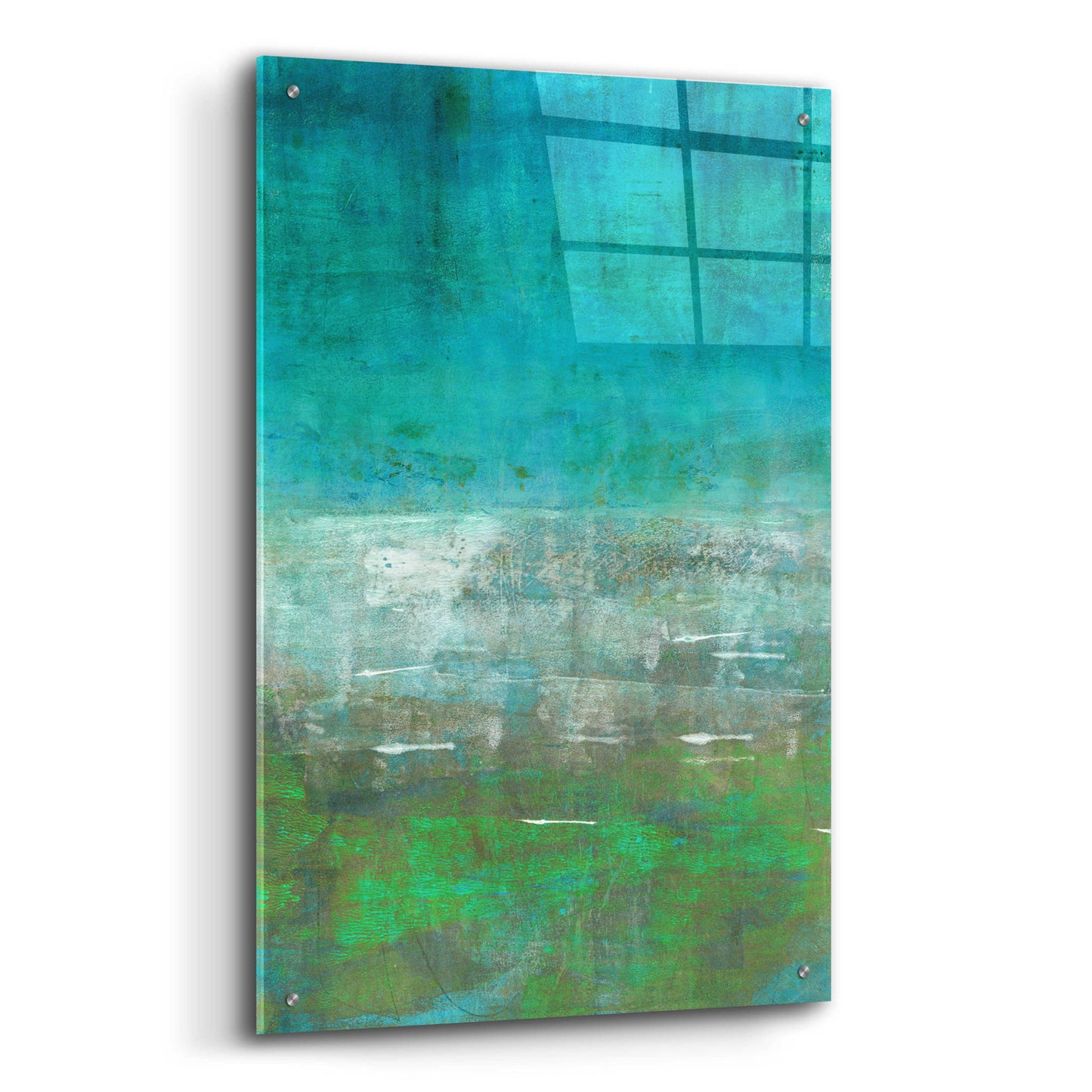 Epic Art 'Green Oasis' by Iris Lehnhardt, Acrylic Glass Wall Art,24x36